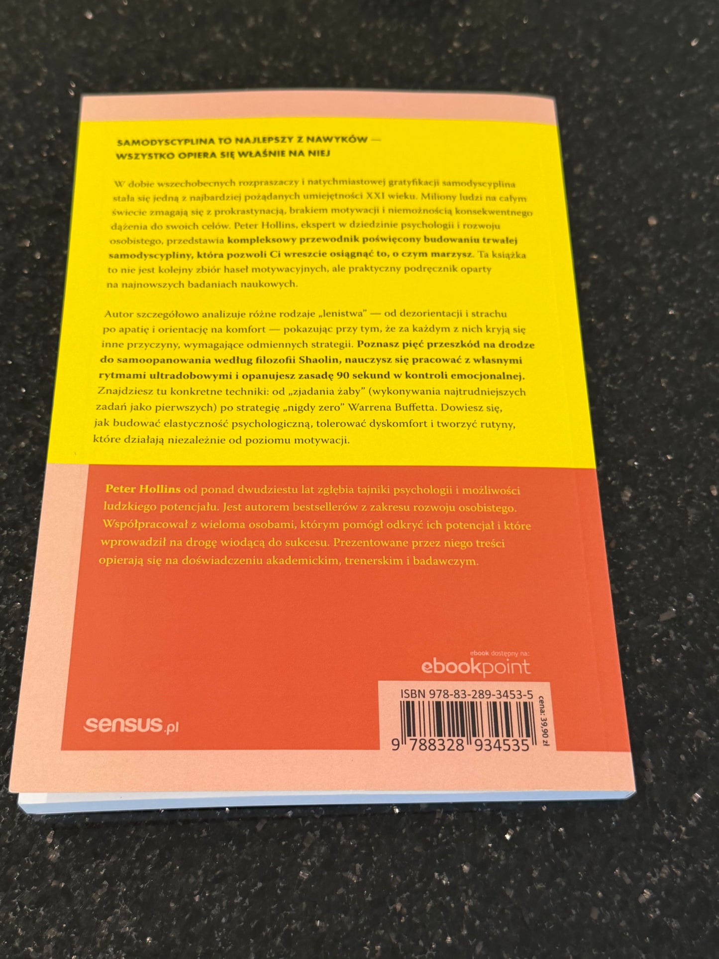 🇵🇱Polish Book - Peter Hollins - Jak robic rzeczy, których nie chcesz robic. Samodyscyplina, która daje wolnosc