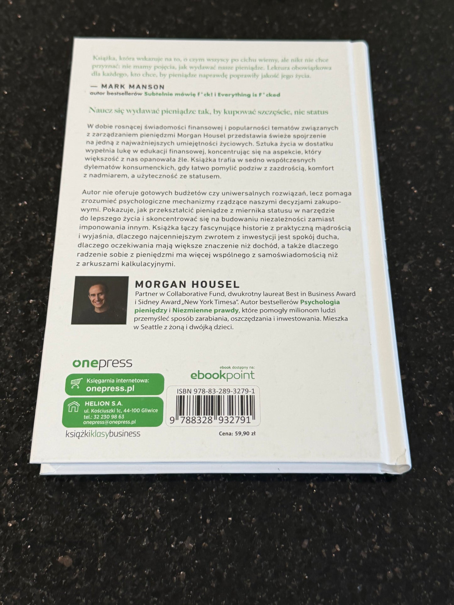 🇵🇱Polish Book - Morgan Housel - Sztuka Wydawania Pieniędzy