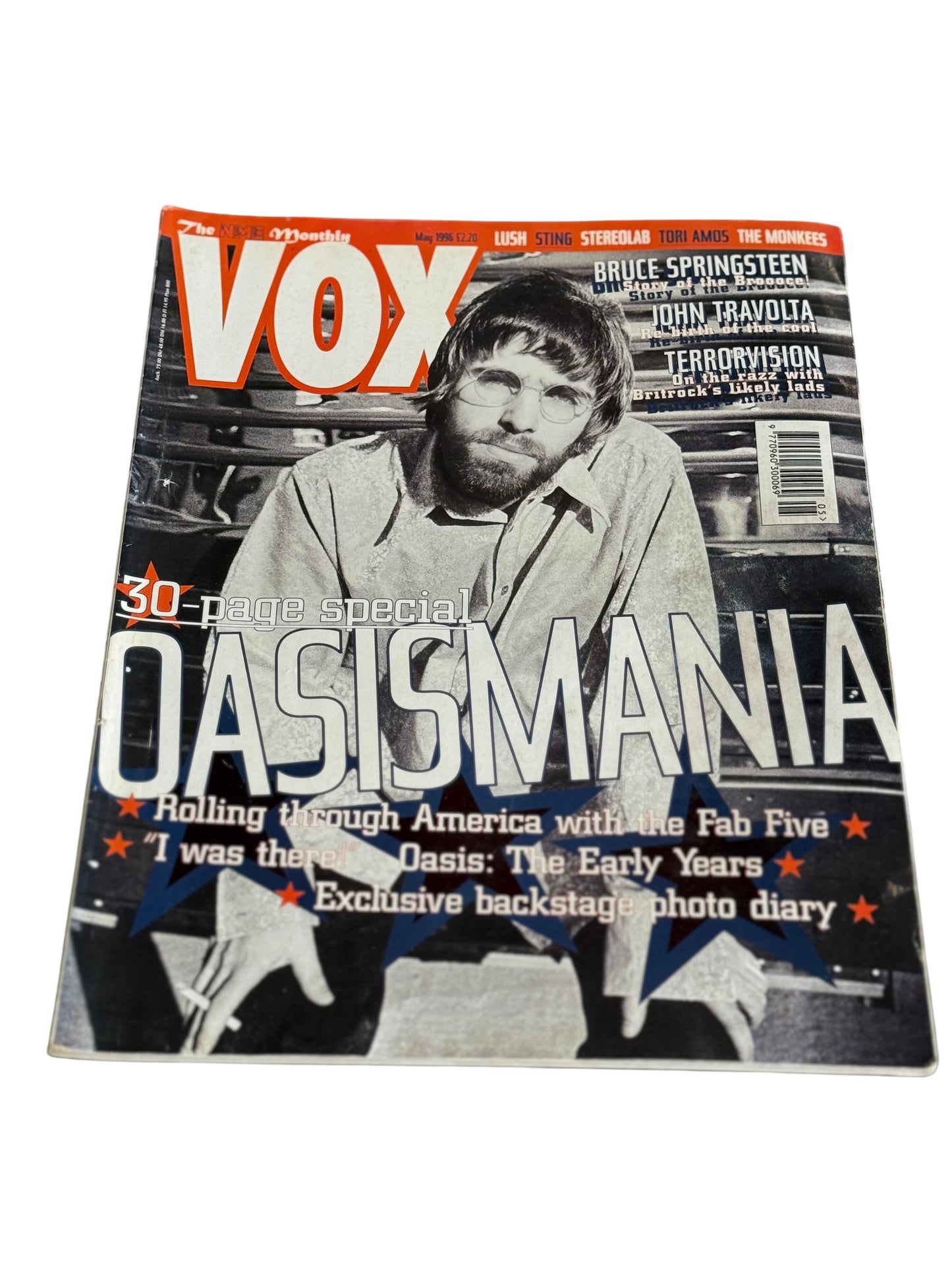 Vox Magazine - OASIS IN THE USA 'OASISMANIA'- 30 PAGE SPECIAL VOX MAGAZINE MAY 1996