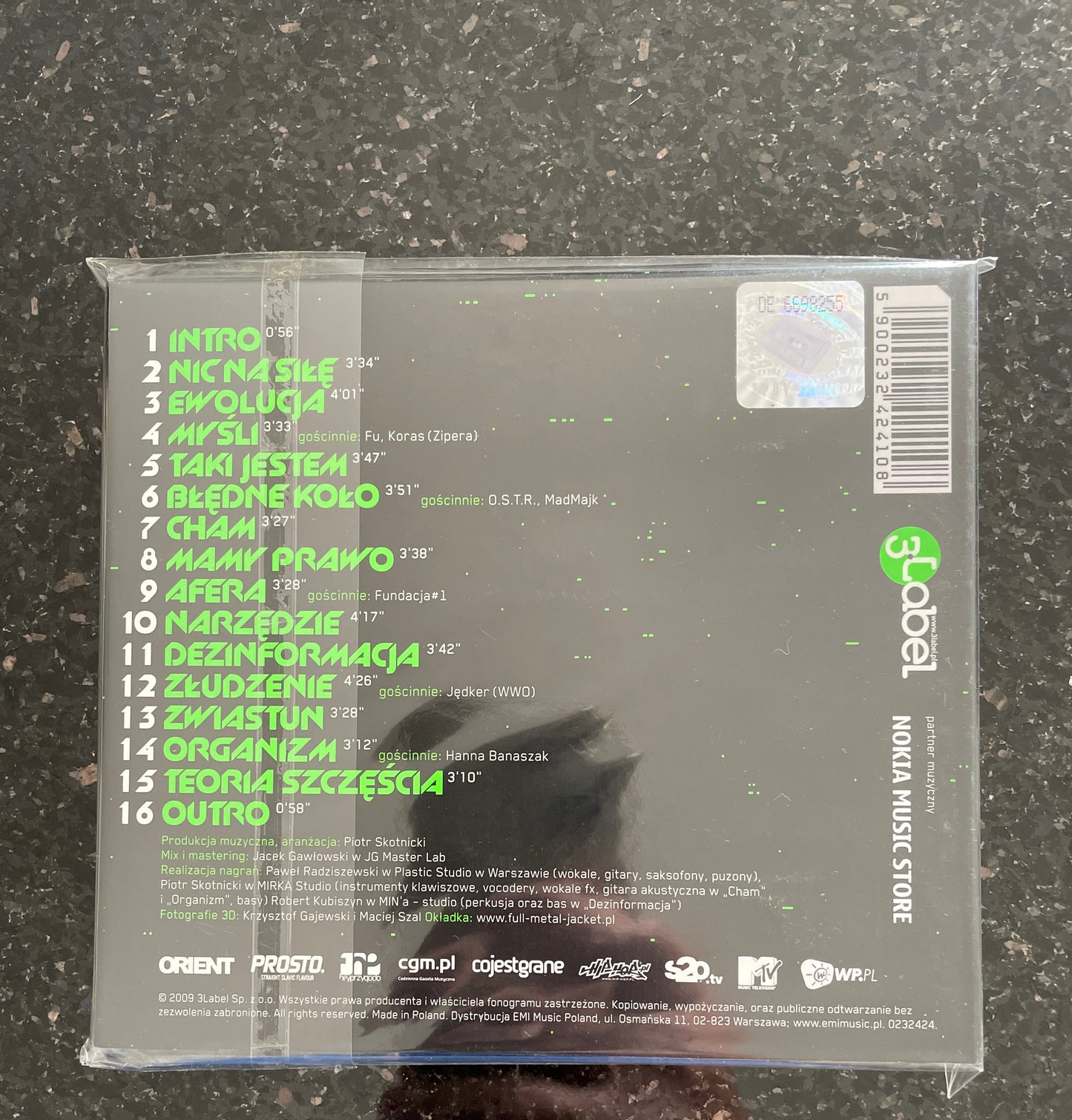🇵🇱 Polish Hip Hop CD - SOKOL / PONO - To Prawdziwa Wolnosc Czlowieka (2009) TPWC PROSTO 🇵🇱 Polski Hip Hop CD