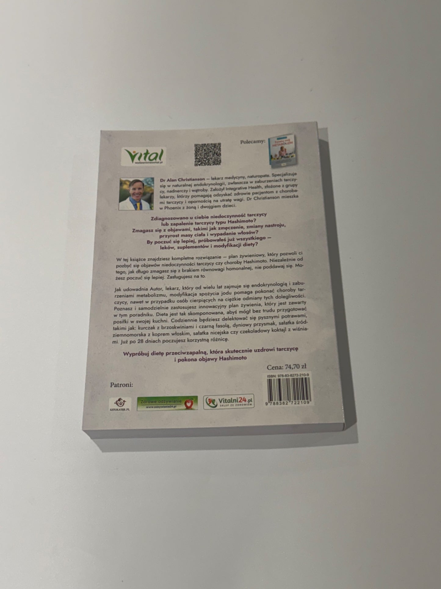 🇵🇱Polish Book - dr Alan Christianson - Kompletna Dieta na Uzdrowienie Tarczycy i Hashimoto