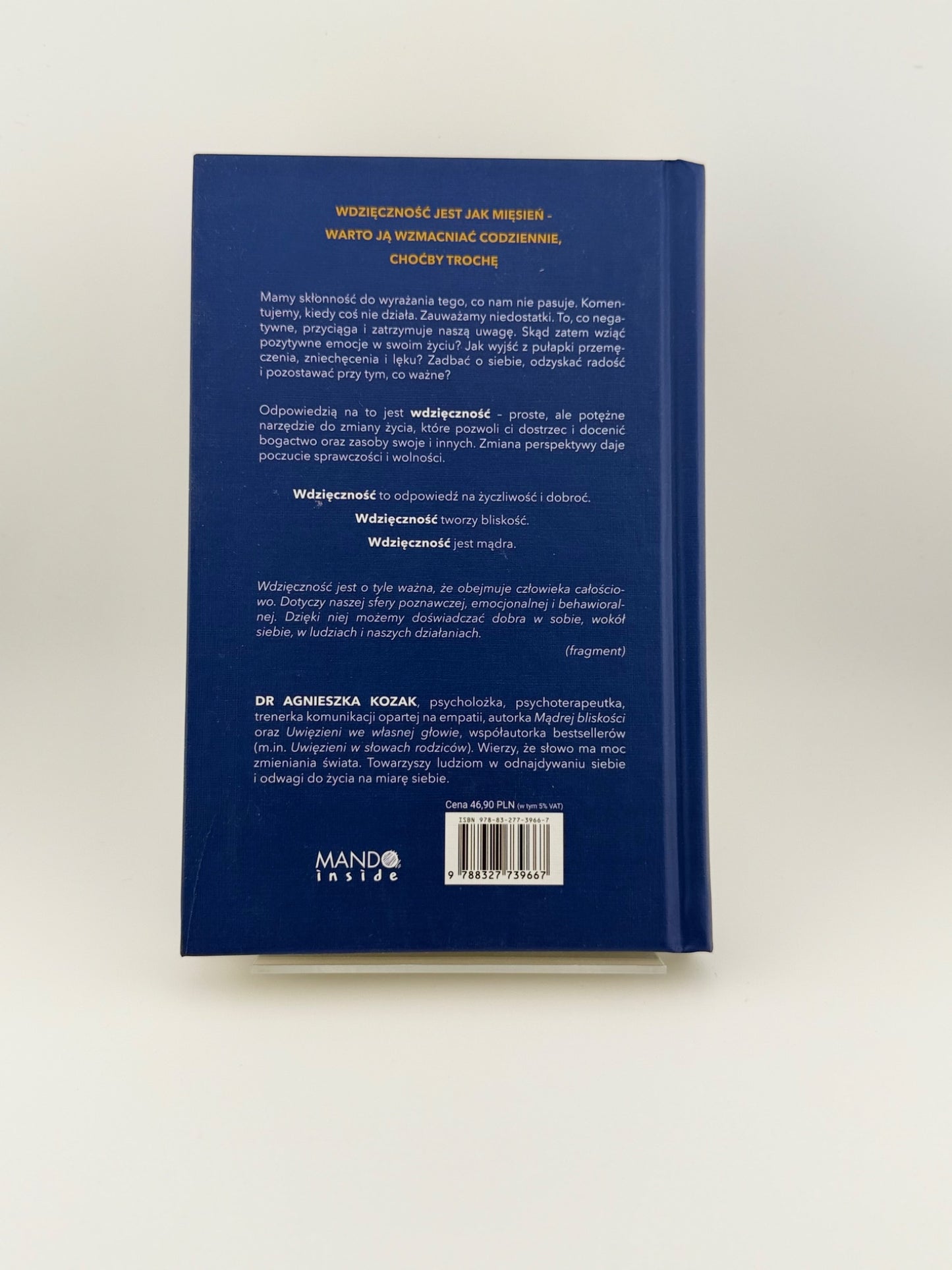 🇵🇱Polish Book - Agnieszka Kozak - Madra Wdziecznosc. Jak odnalezc wartosc w sobie i swiecie