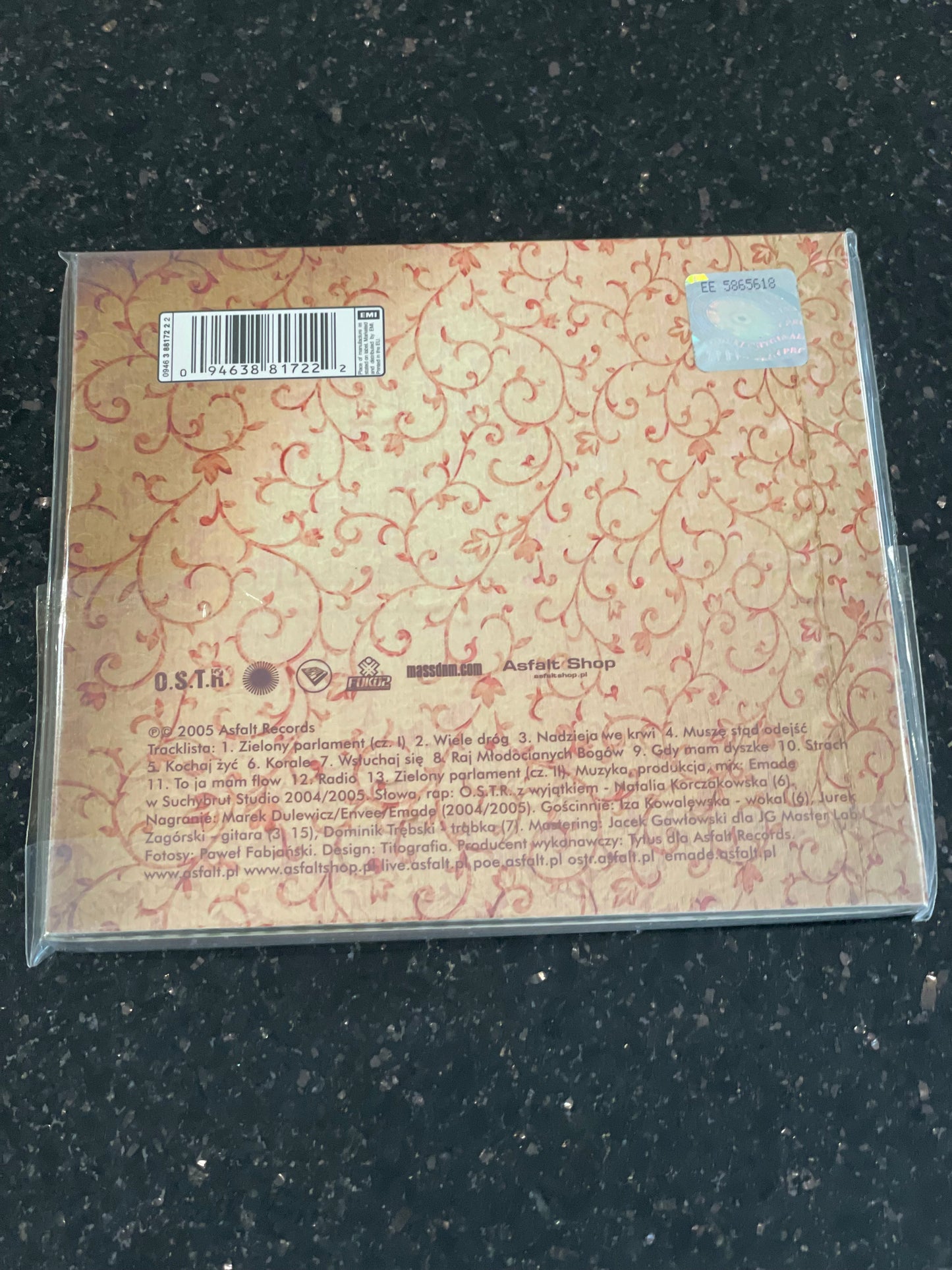 🇵🇱 Polish Hip Hop CD - O.S.T.R. / POE - Szum Rodzi Halas 2005) 🇵🇱 Polski Hip Hop CD