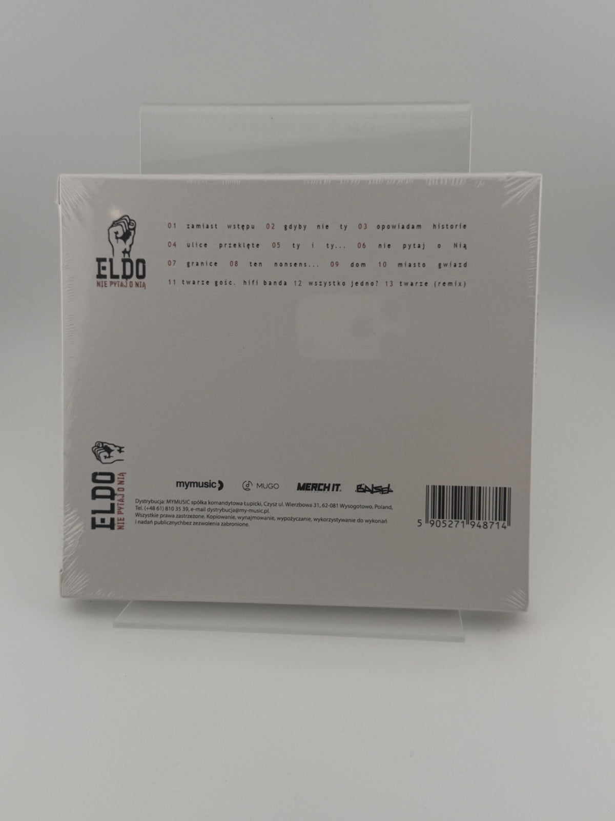 🇵🇱Polish Hip Hop CD - Eldo - Nie Pytaj O Nią