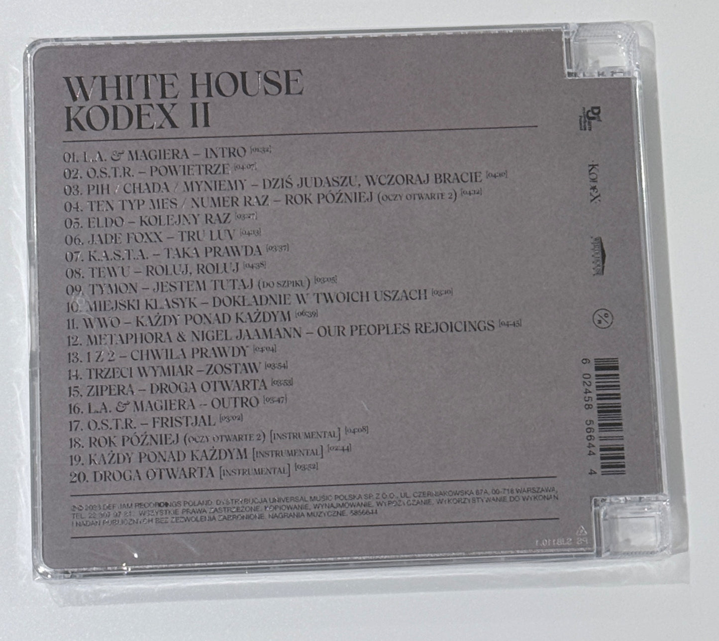 🇵🇱Polish CD - White House - Kodex II: Proces (2023)