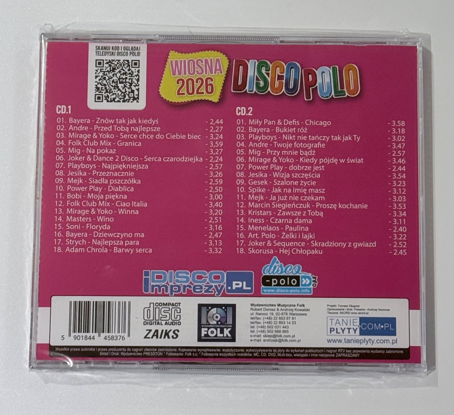 🇵🇱Polish CD - Various Artists - Wiosna 2026 Disco Polo (2026)