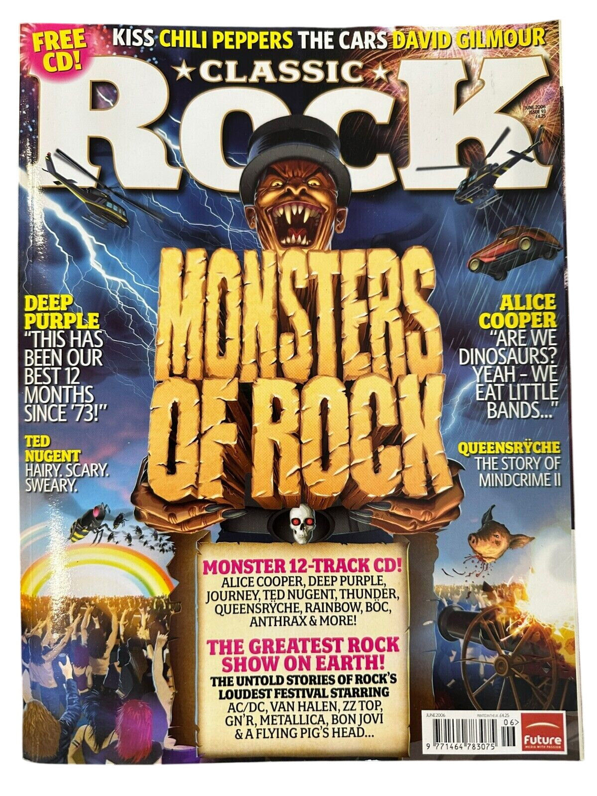 Classic Rock Magazine Issue 93 - June 2006 Monsters Of Rock