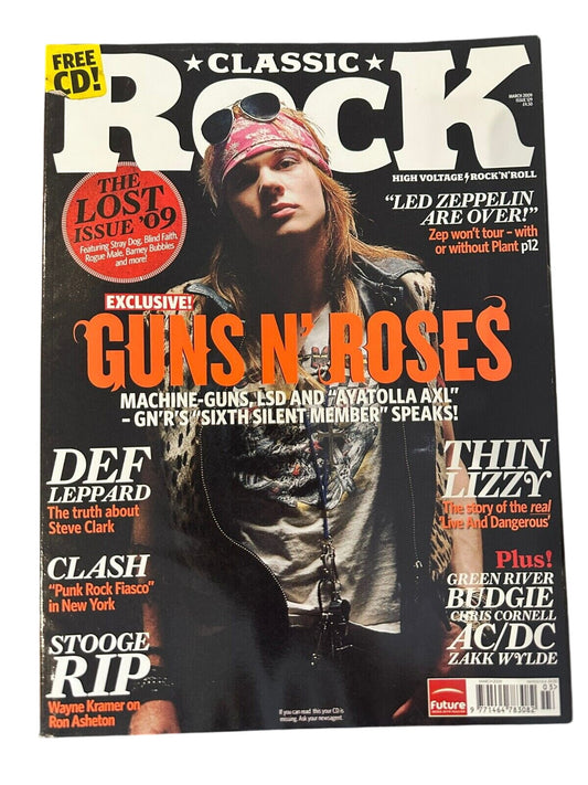 Classic Rock Magazine Issue 129 - March 2009 Gn'R