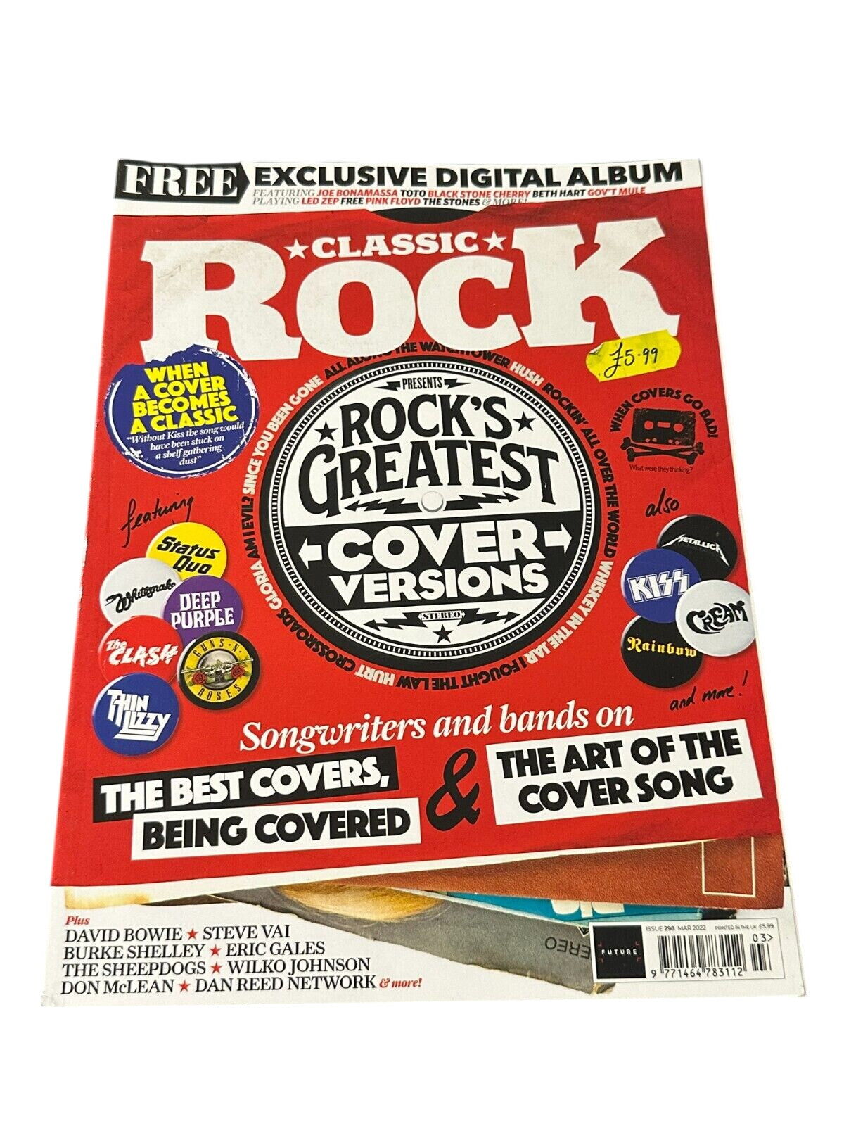 Classic Rock Magazine Issue 298 - March 2022 - Rock Greatest Cover Versions