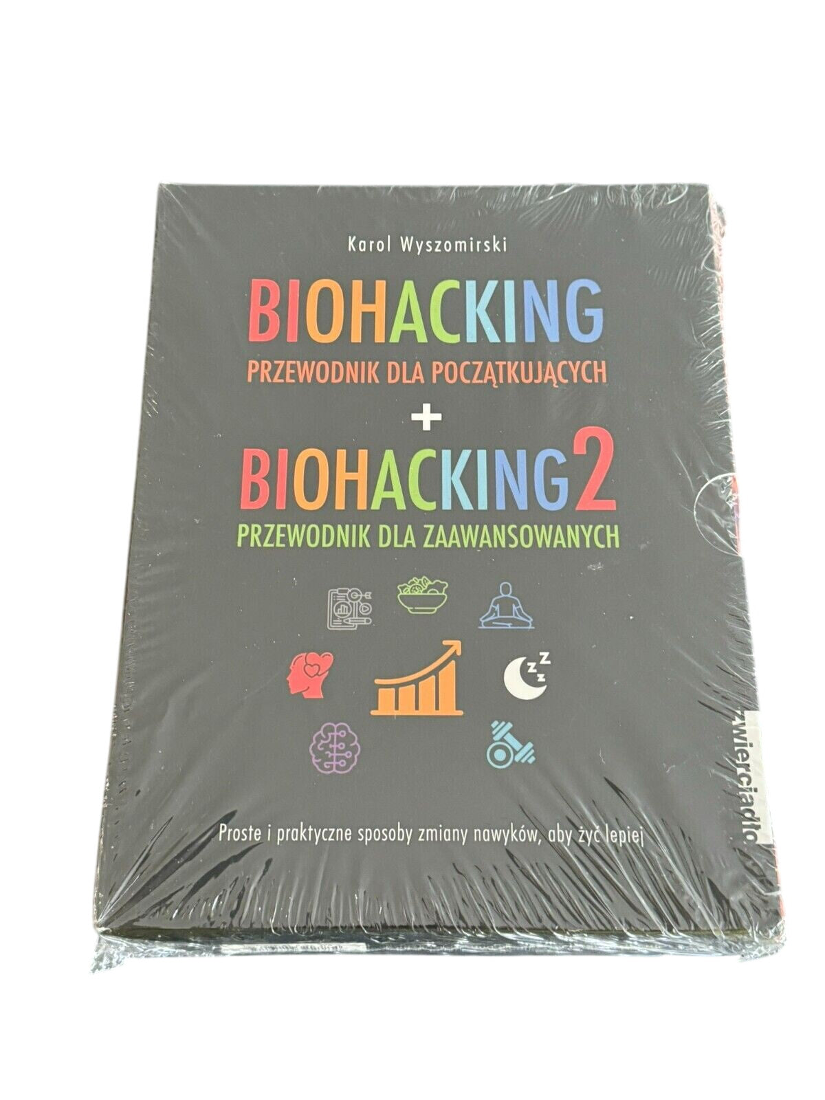 Pakiet Biohacking 1 & 2 KAROL WYSZOMIRSKI Polish Book