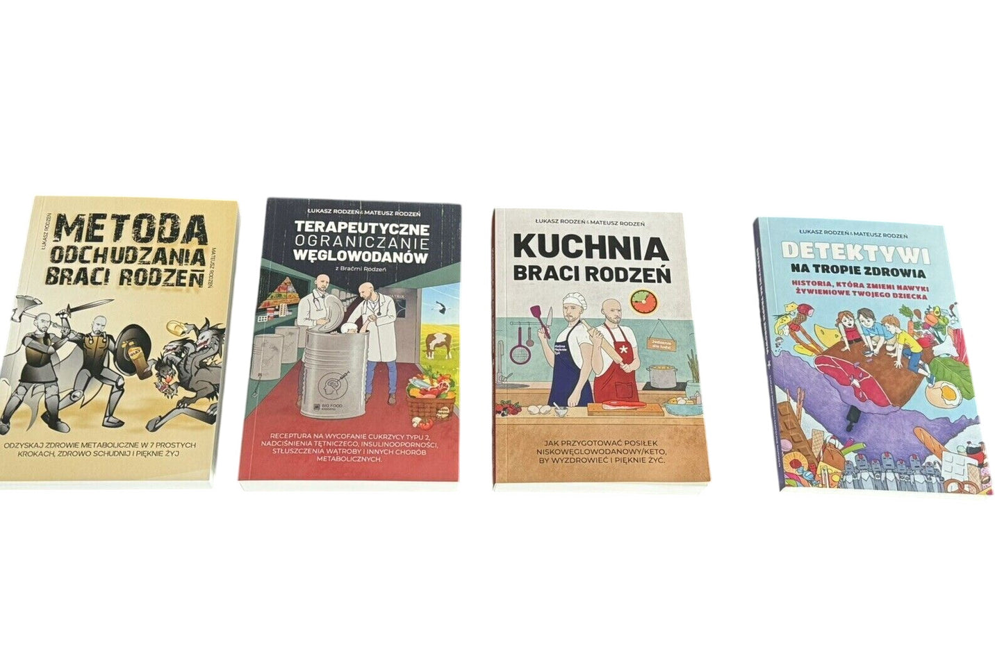 Bracia Rodzen - Metoda odchudzania  Polish Book Pakiet 4 książek NEXT Day Deliv