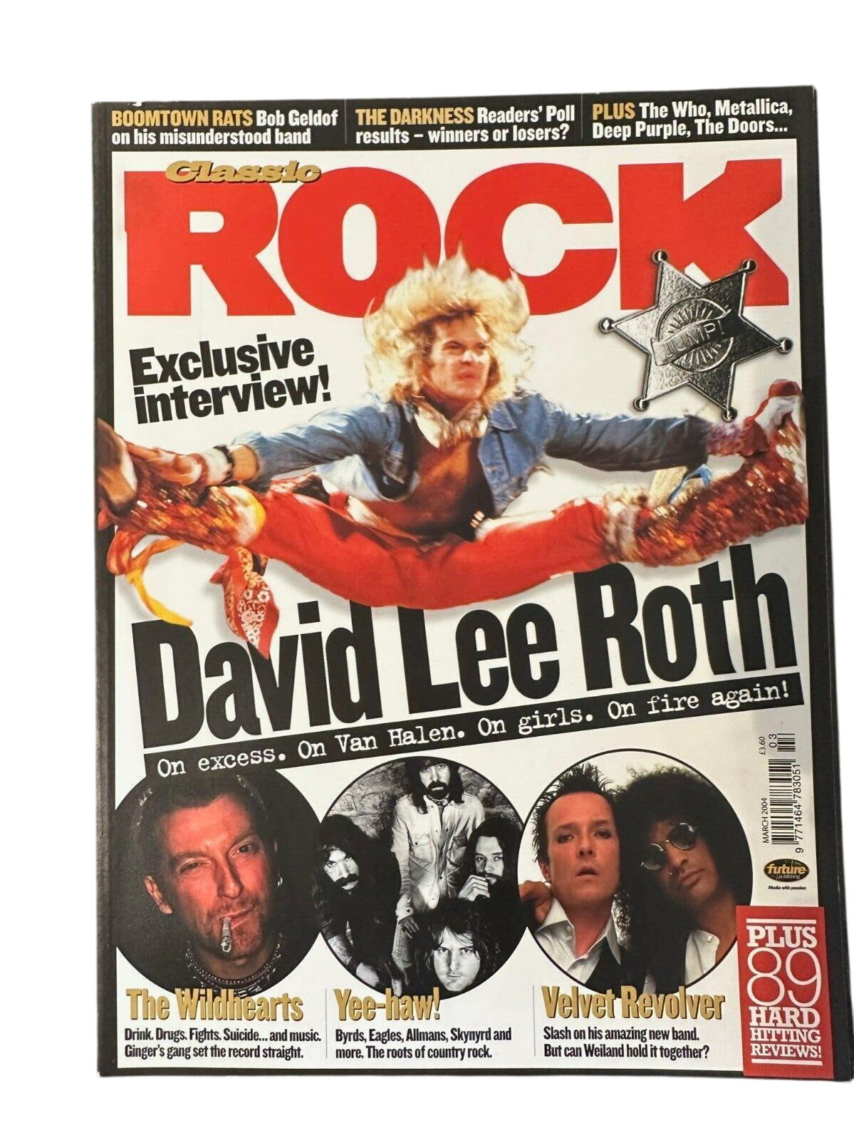 Classic Rock Magazine Issue 64 - March 2004 - DAVID LE ROTH