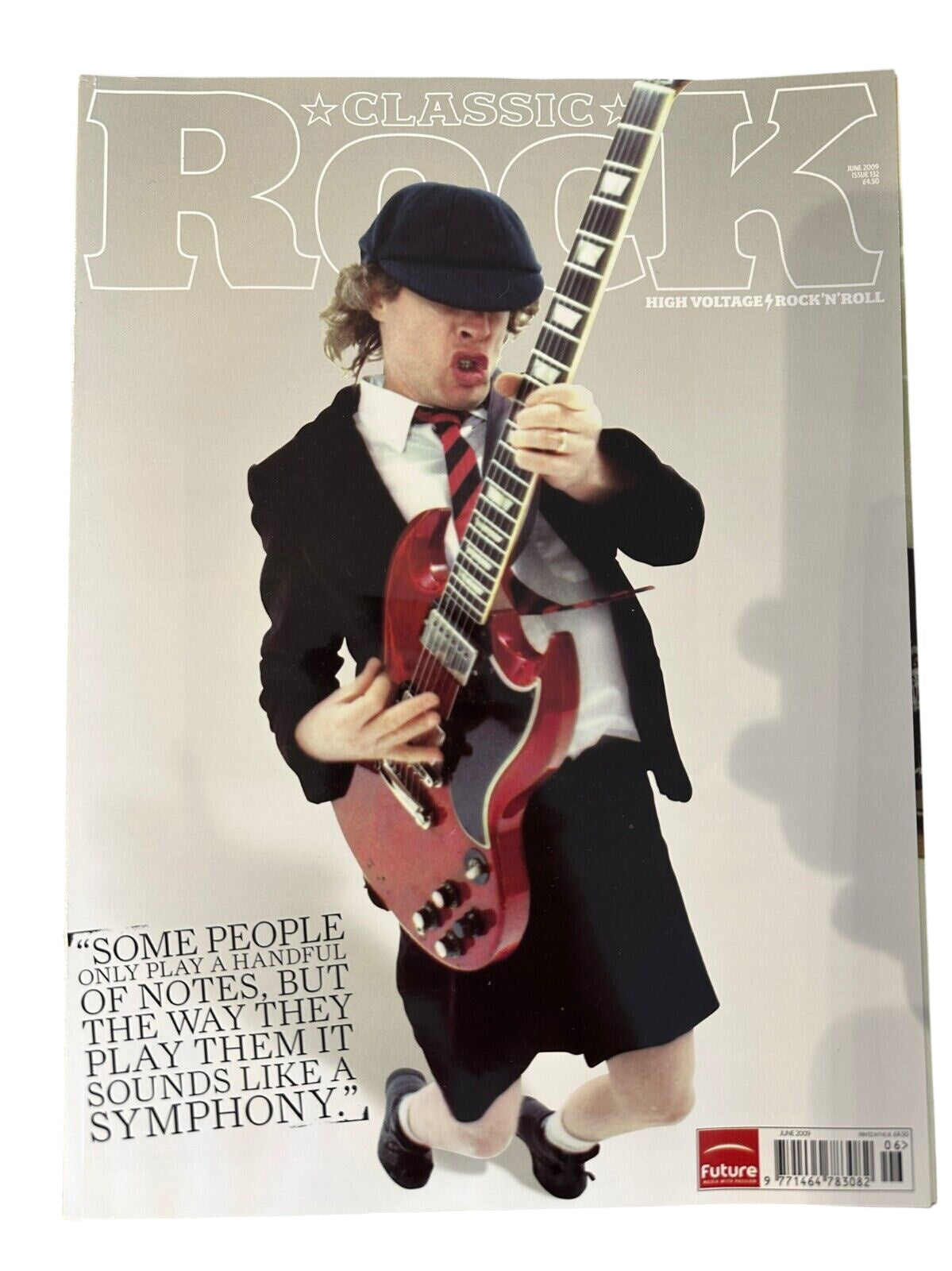 Classic Rock Magazine Issue 132 - June 2009 Angus Young AC/DC