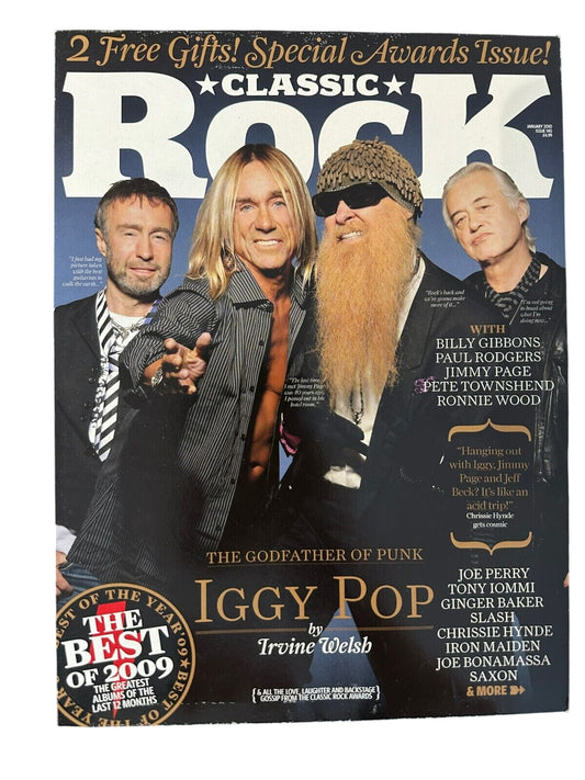 Classic Rock Magazine Issue 140 - January 2010 Iggy Pop