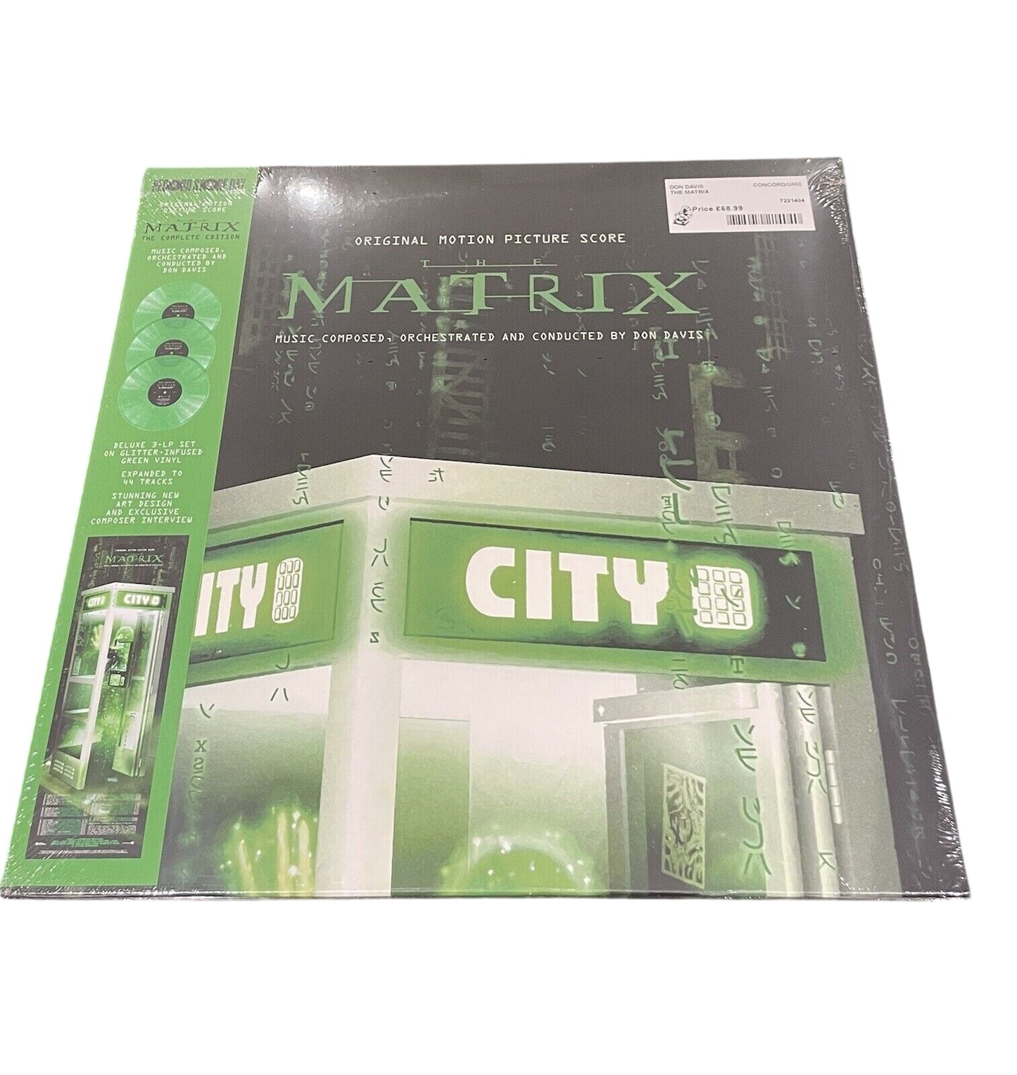 Don Davis - The Matrix Complete Edition Triple LP Coloured Green Vinyl RSD2021
