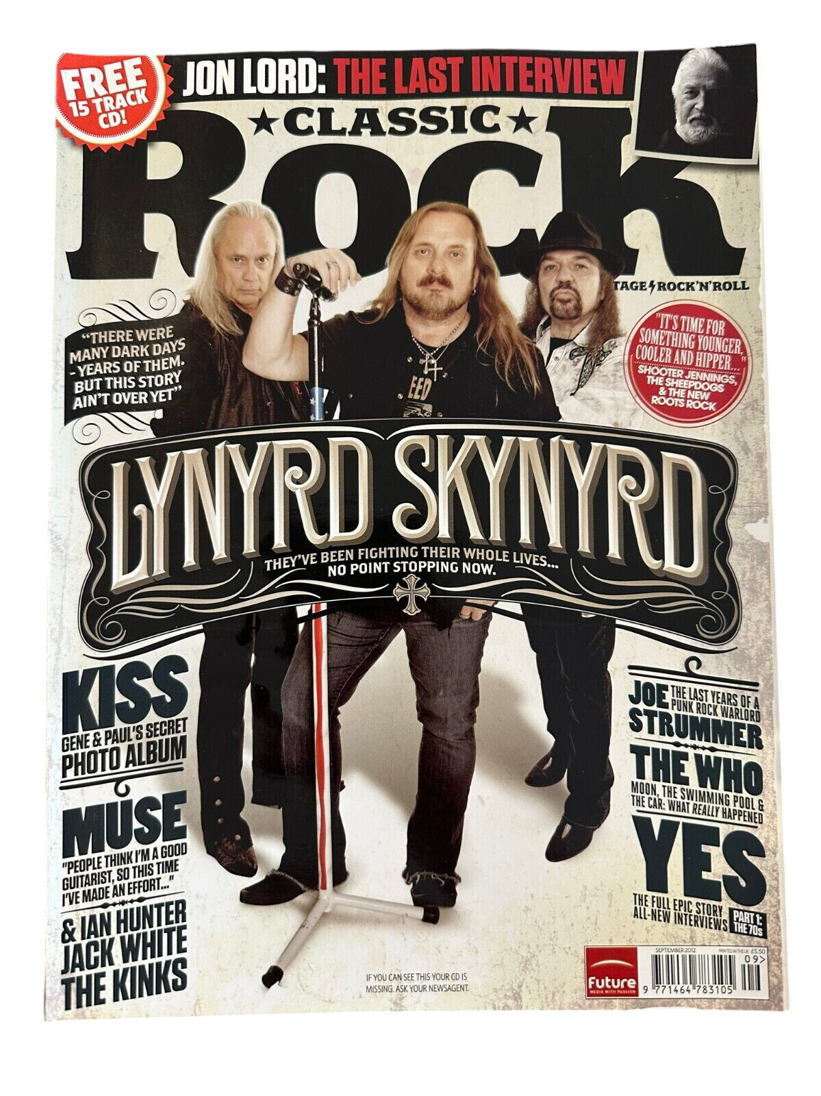 Classic Rock Magazine Issue 175 - September 2012 Lynryd Skynryd