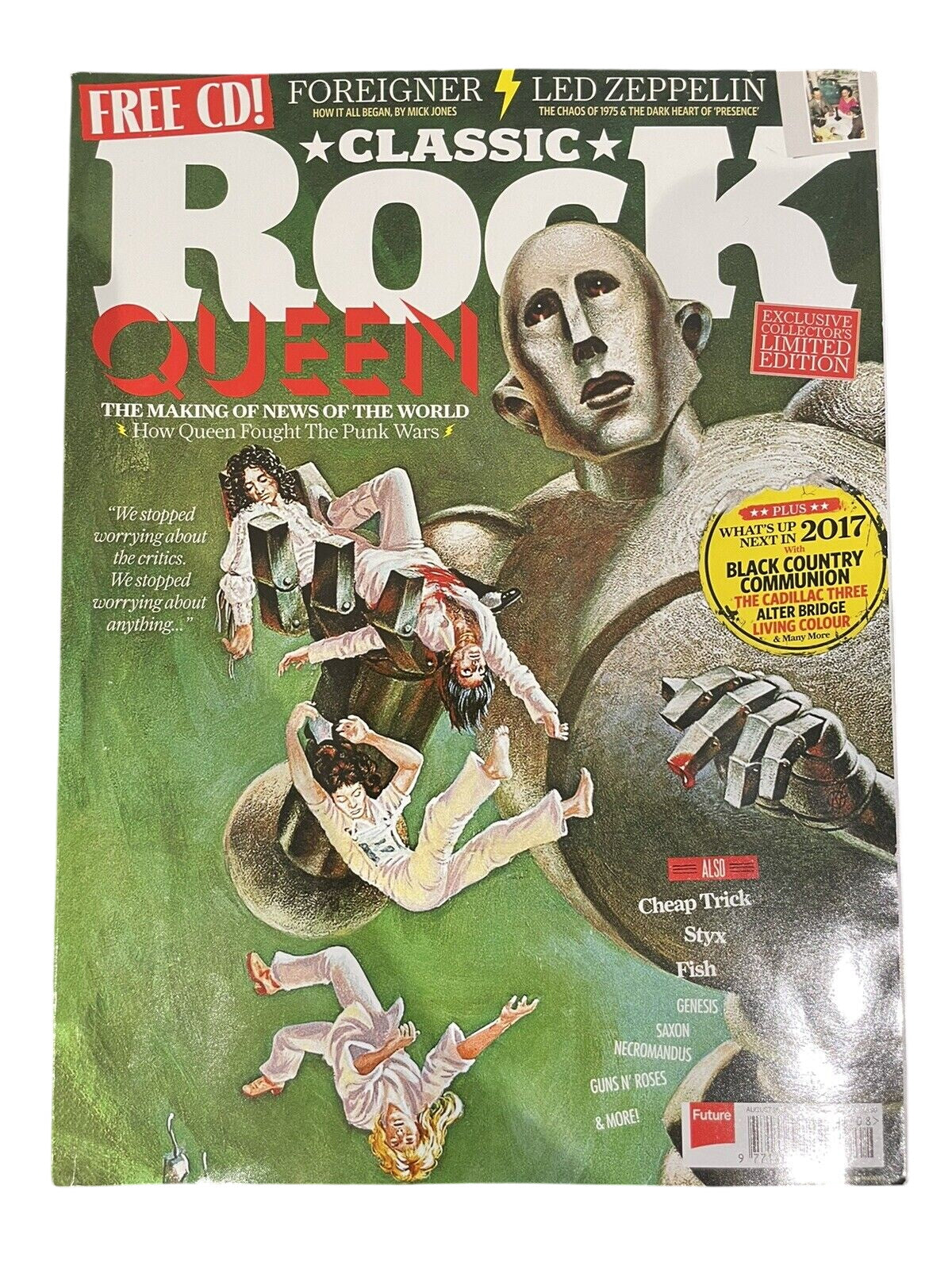Classic Rock Magazine #239 August 2017 Exclusive Collector's Limited Edition