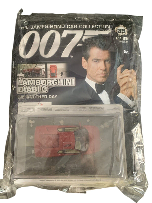 James Bond Car Collection 007 - Lamborghini Diablo  #39 Rare New
