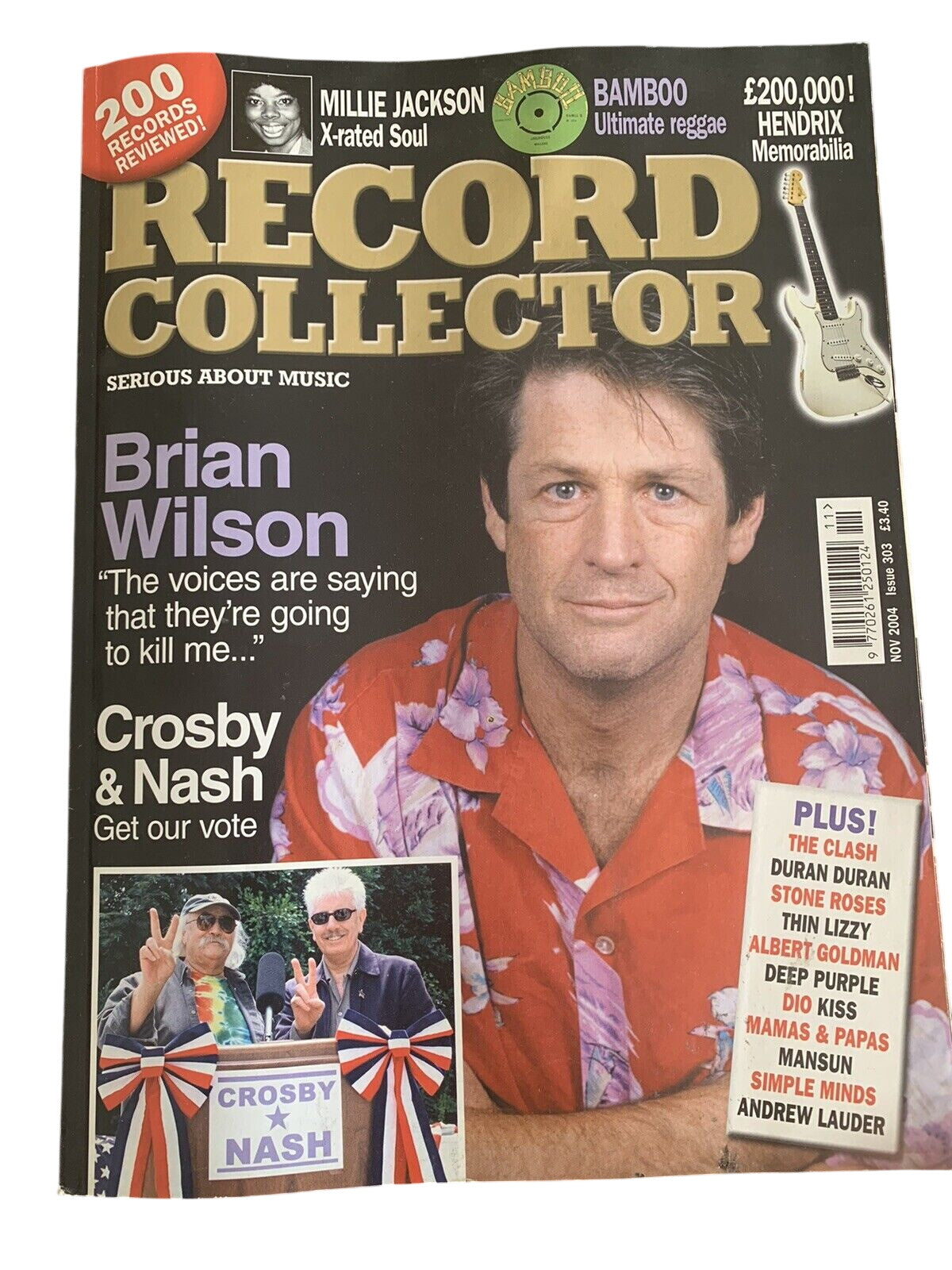 RECORD COLLECTOR MAGAZINE ~ November 2004 ISSUE: 303