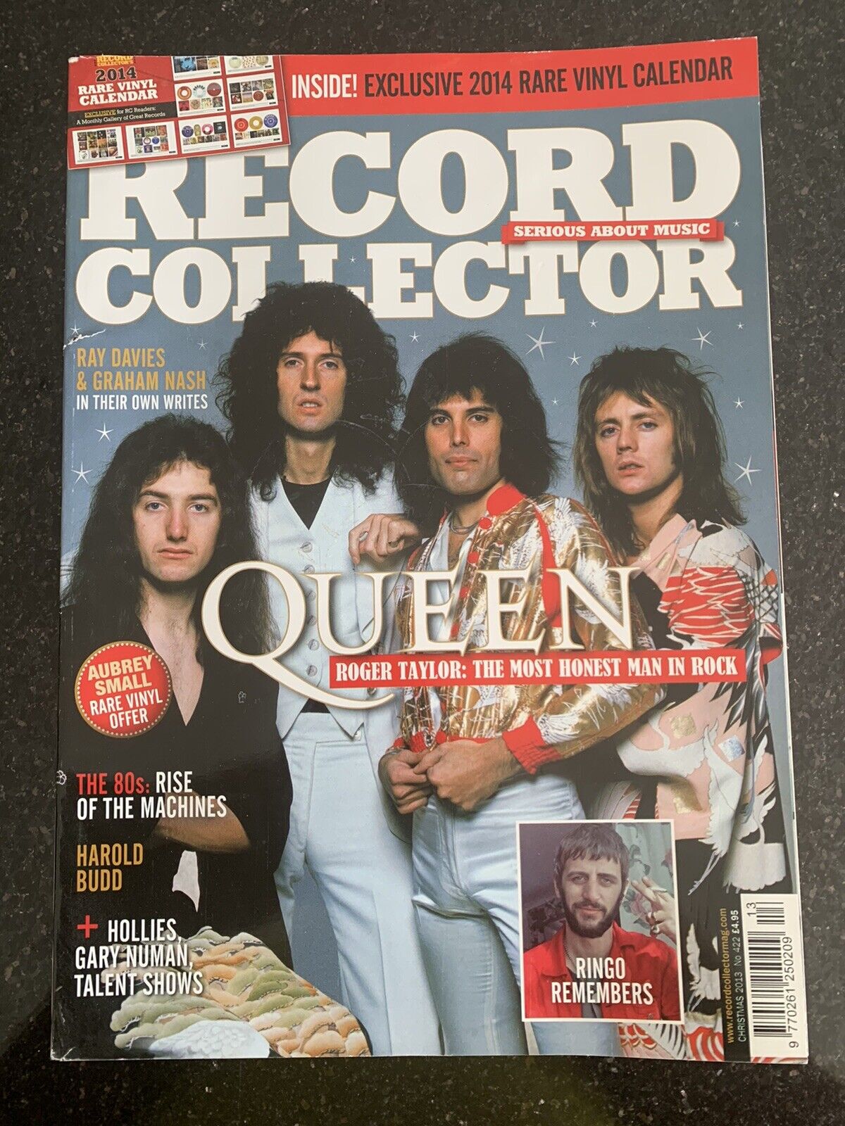 RECORD COLLECTOR MAGAZINE ~ Christmas  2013 - ISSUE: 442 - Queen