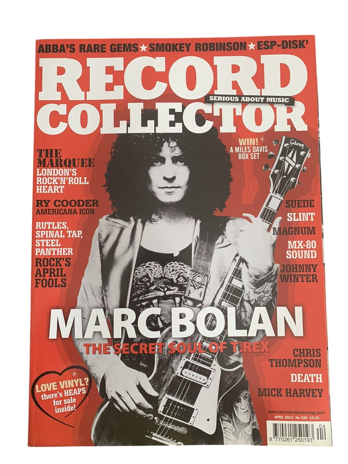 RECORD COLLECTOR MAGAZINE ~ April  2014 - ISSUE: 426