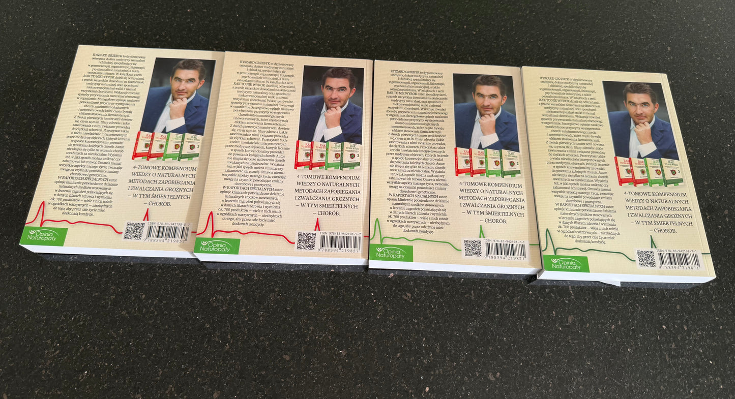Polish 🇵🇱 Book - Rak to nie wyrok. Pakiet 4 tomów (Rak to nie wyrok  Pakiet 4 tomow) First Edition - 1-wsze wydanie