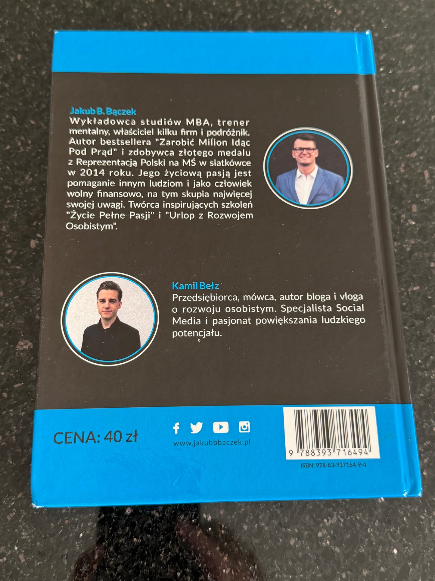 🇵🇱Polish Book - Jakub B Baczek (Bączek) - 100 lekcji Zycia Pelnego Pasji