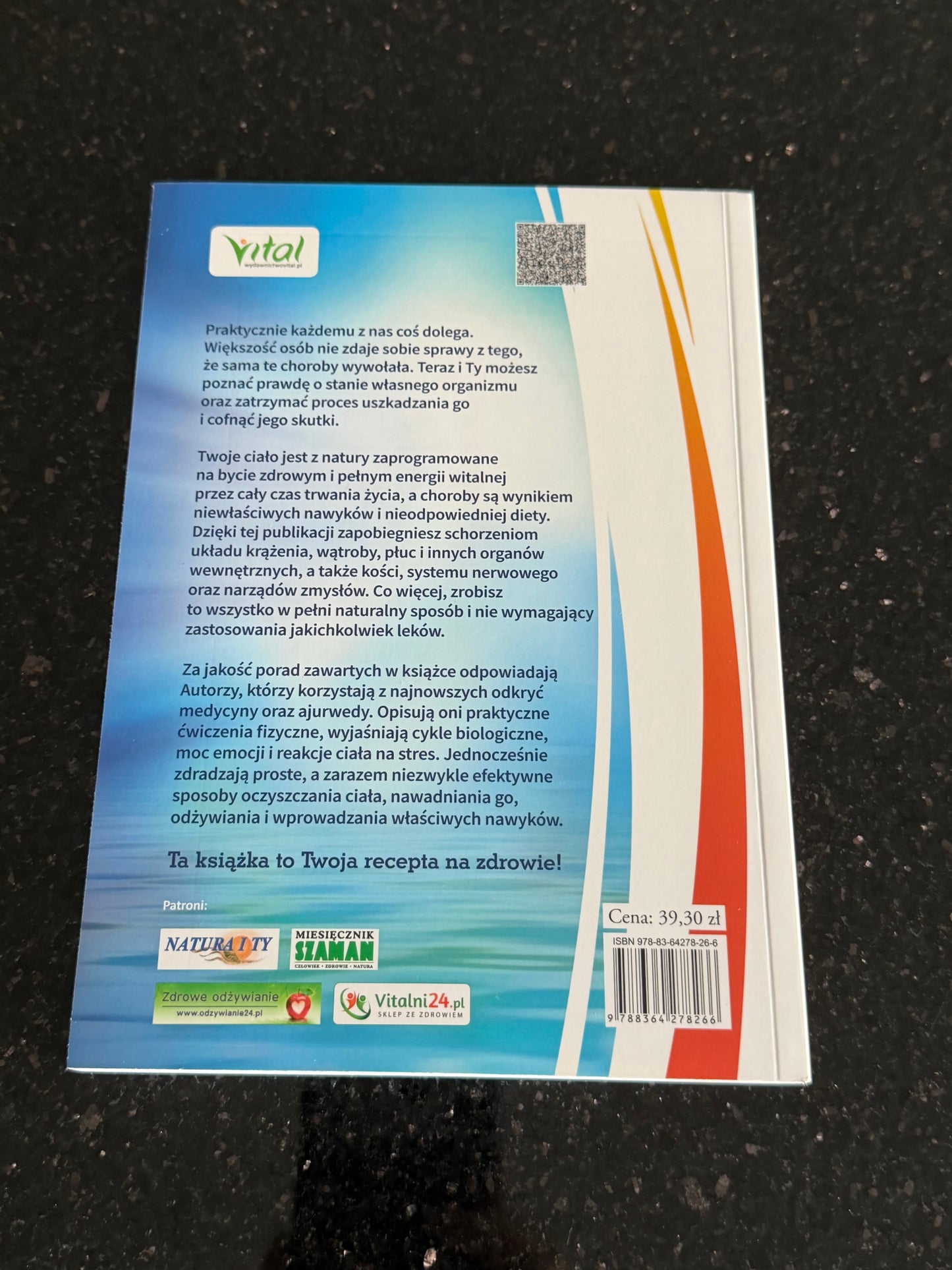 🇵🇱Polish Book - Andreas Moritz & John Hornecker - Vademecum Zdrowia Naturalnego