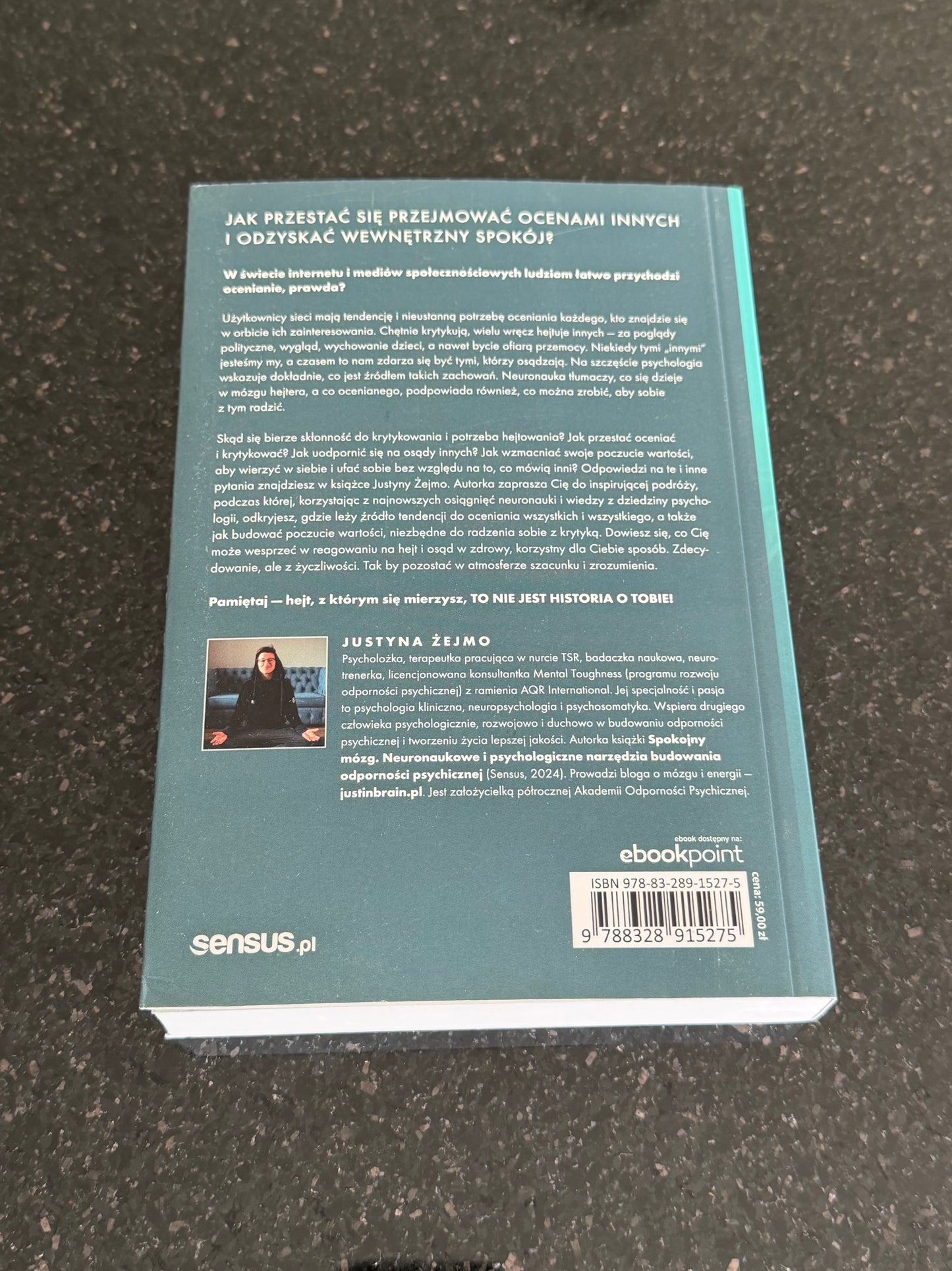 🇵🇱Polish Book Justyna Żejmo (Zejmo) Mózg odporny na krytykę