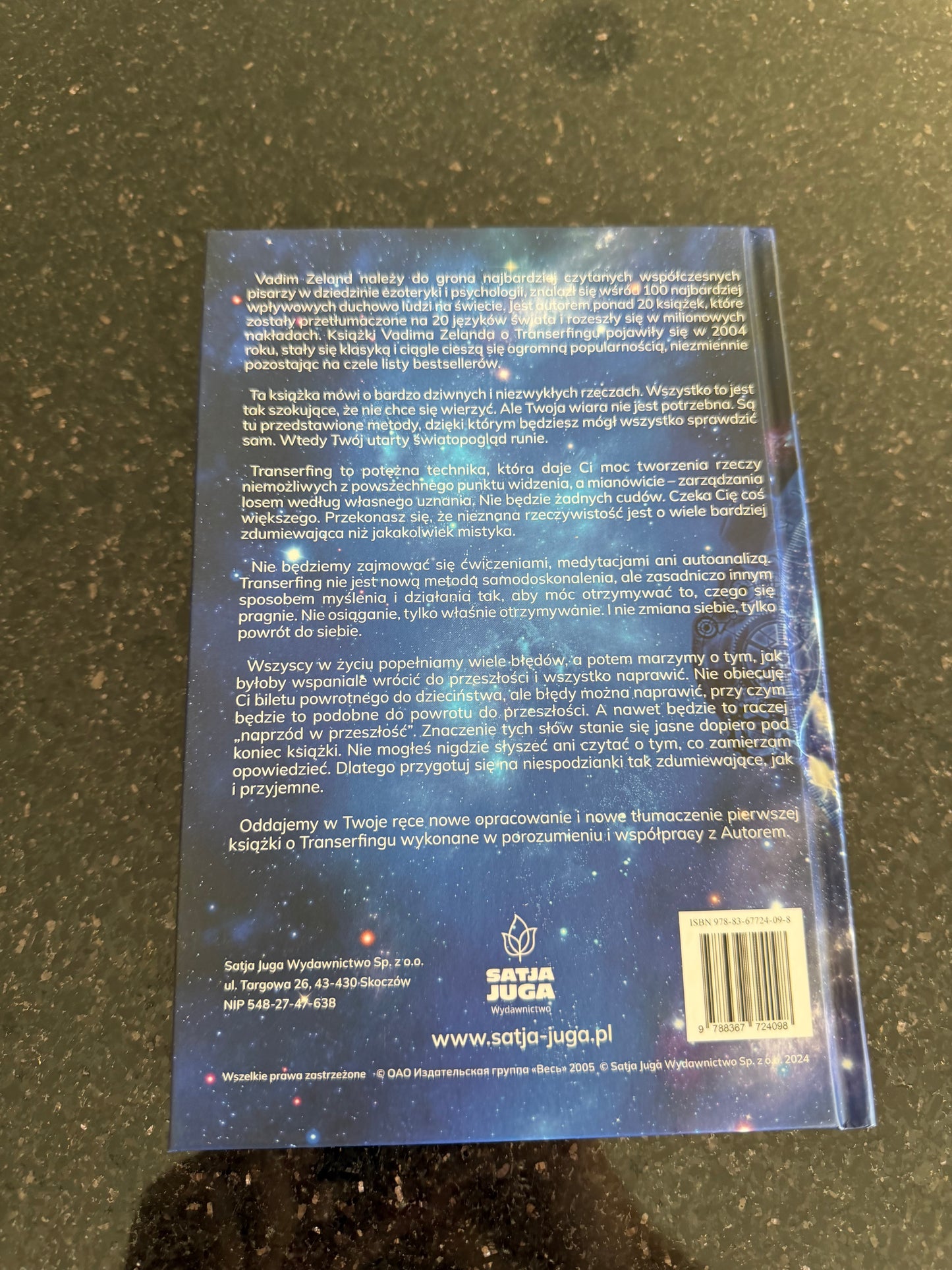 Polish 🇵🇱 Book - Vadim Zeland - Transerfing rzeczywistości PRZESTRZEŃ WARIANTÓW. STOPIEN I