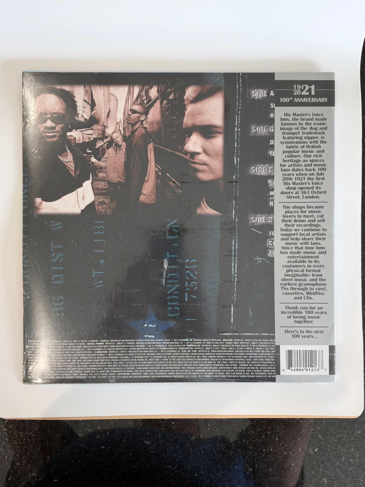 Vinyl LP - The Prodigy - The Fat of the Land - HMV 100th Anniversary Limited Edition Neon Orange - RARE