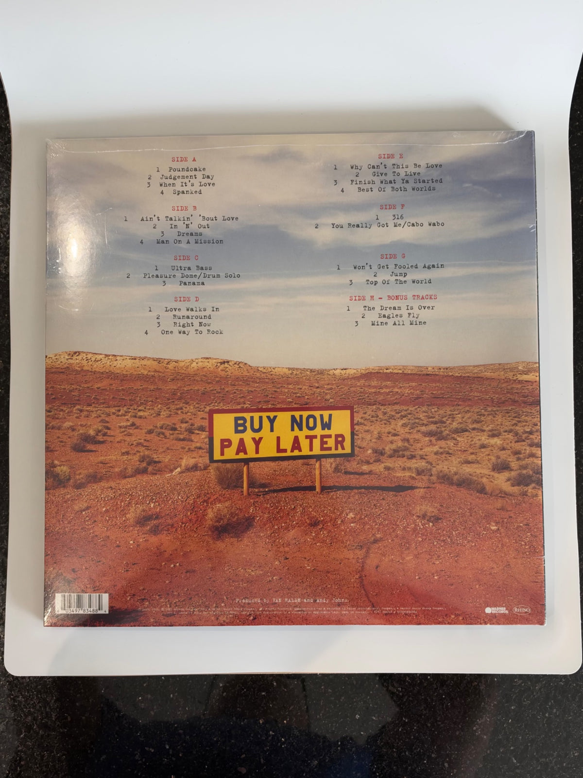 Vinyl LP - Van Halen - Live: Right Here, Right Now (30th Anniversary 4LP Red RSD 2023 Edition)