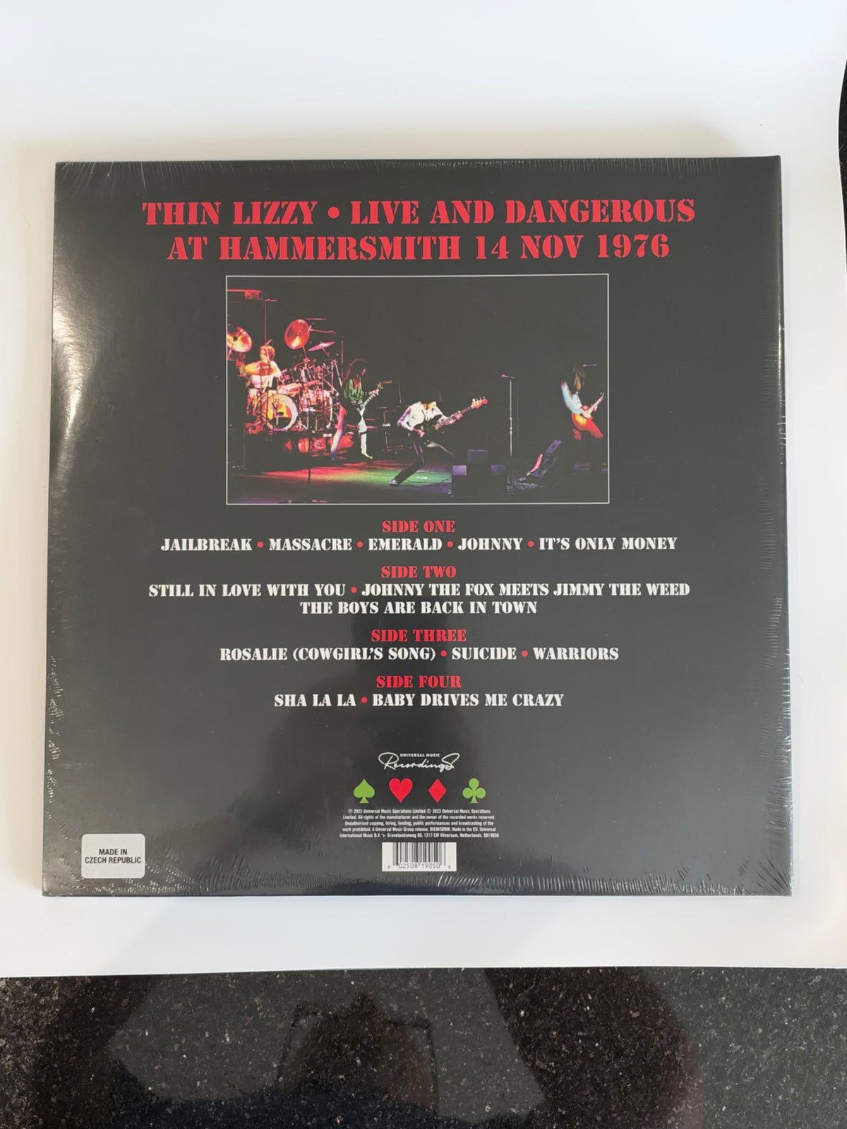 Vinyl LP - Thin Lizzy - Live and Dangerous at Hammersmith 14 Nov 1976 - RARE