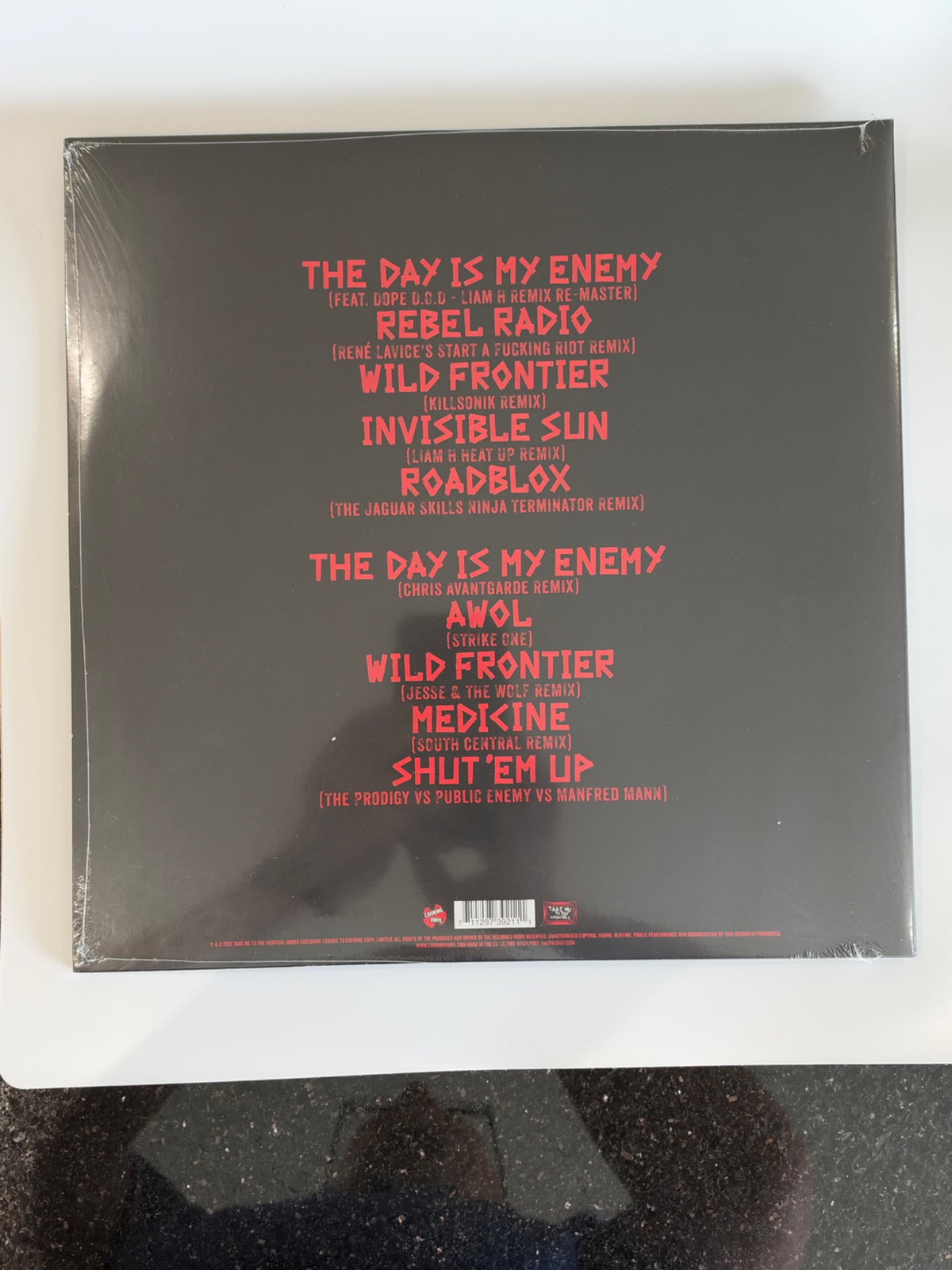 Vinyl LP - The Prodigy - The Day Is My Enemy Remixes (Limited Edition Red Vinyl) 2022 RARE