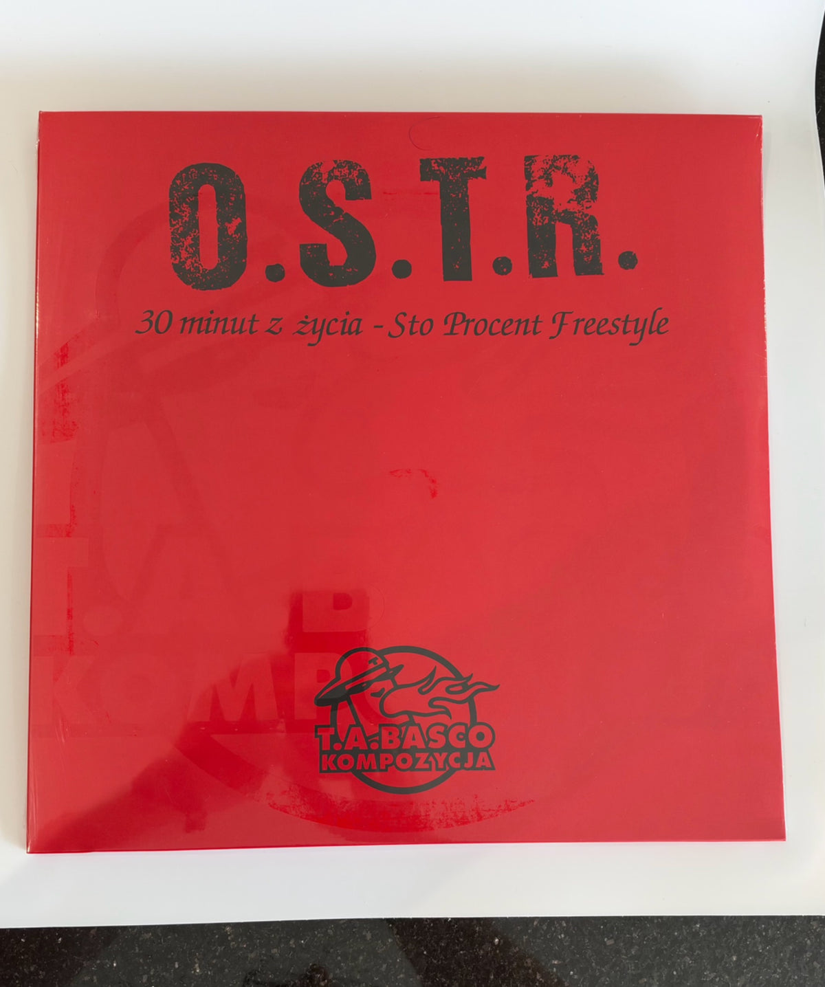 🇵🇱Polish Hip Hop Vinyl - O.S.T.R - 30 Minut z życia Freestyle (Red & Black) Limit Rare Vinyl