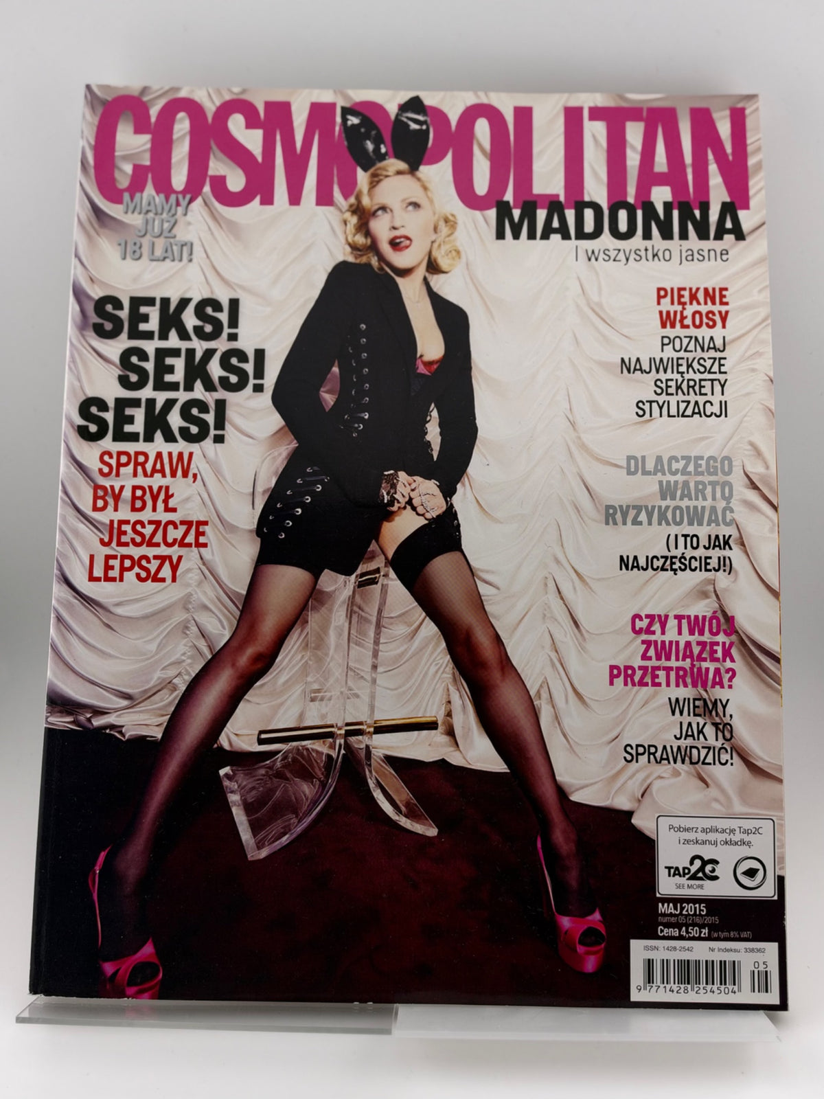 🇵🇱Polish Magazine - Cosmopolitan - Madonna Cover - May 2015 (Nr 05/216)