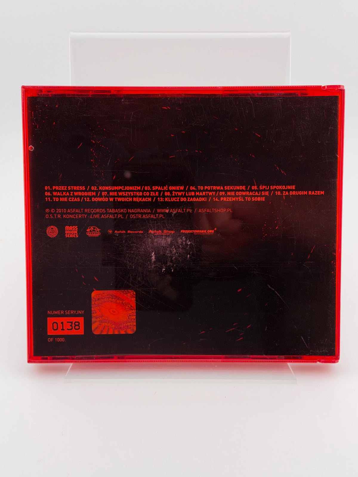 🇵🇱Polish Hip Hop CD - O.S.T.R. - Tylko Dla Dorosłych Instrumentals (2010) Unikat Rare