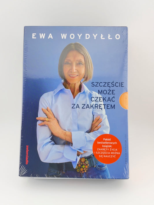 🇵🇱Polish Book - Ewa Woydyłło - Szczęście może czekać za zakrętem Zestaw 2 Książek na prezent