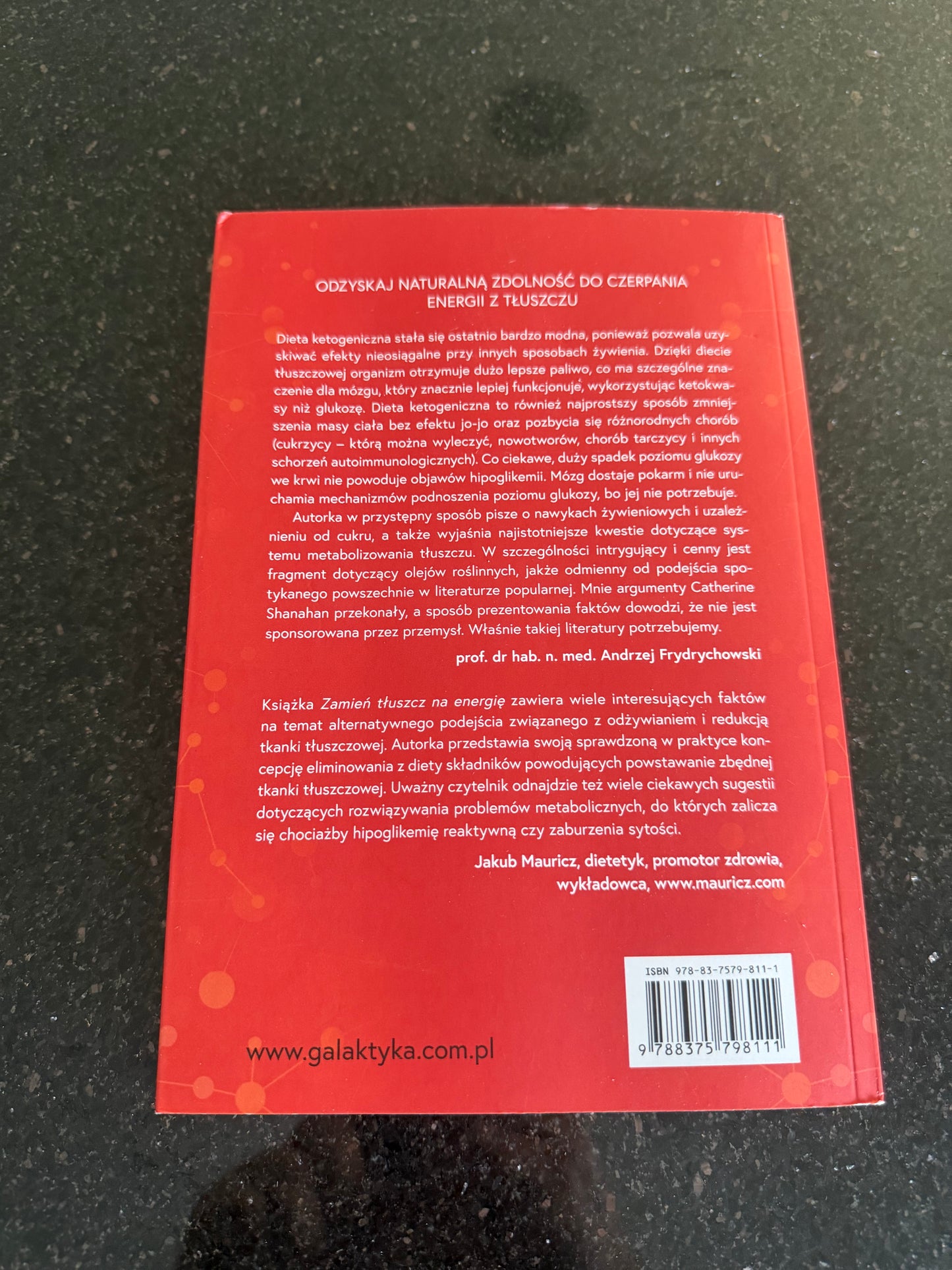 CATHERINE SHANAHAN - Zamien tluszcz na energie (Zamień tłuszcz na energię) - 🇵🇱 Polish Book - Next Day Delivery
