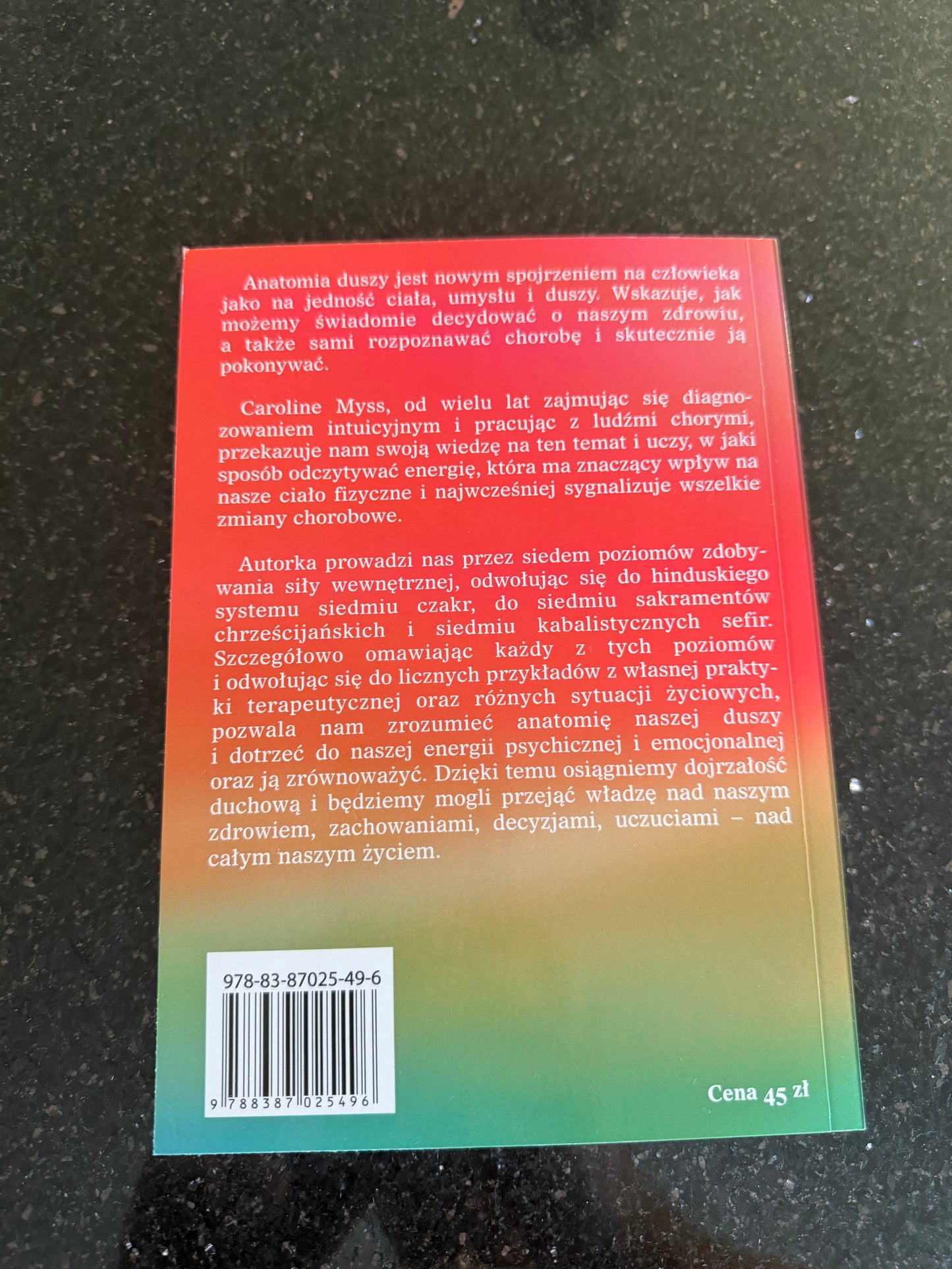 Caroline Myss - Anatomia Duszy - 🇵🇱 Polish Book - Next Day Delivery