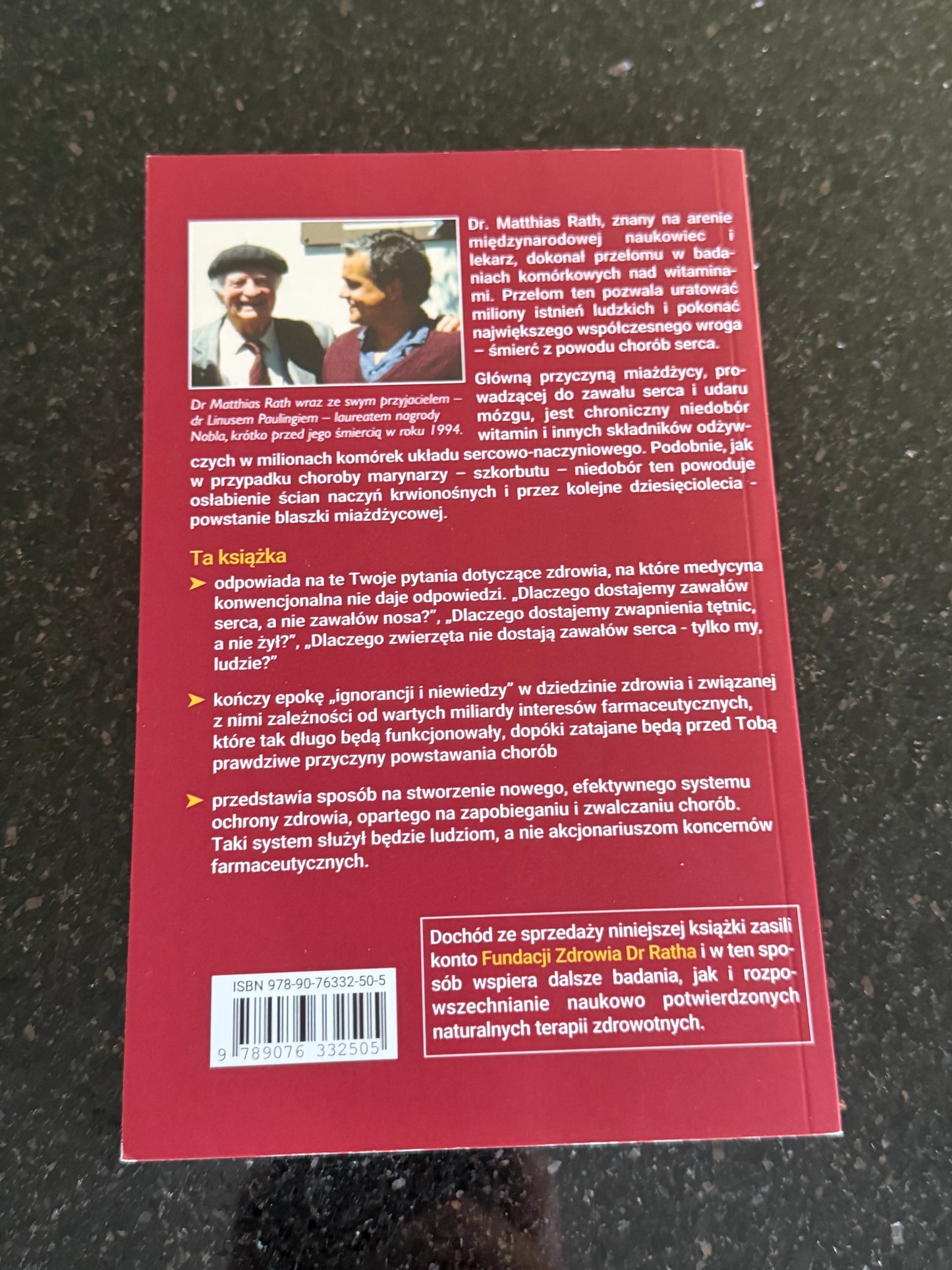 Polish 🇵🇱 Book -Dr. Matthias Rath - Dlaczego zwierzeta nie dostaja zawalow (zawałów) tylko my…ludzie - Next Day Delivery