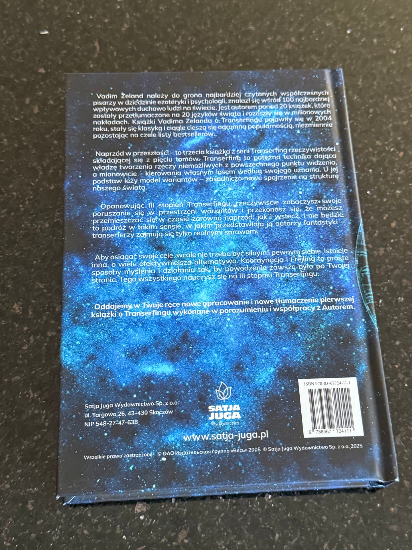 Polish 🇵🇱 Book - Vadim Zeland - Transerfing rzeczywistości Naprzod w przeszłości Stopień III - Next Day Delivery