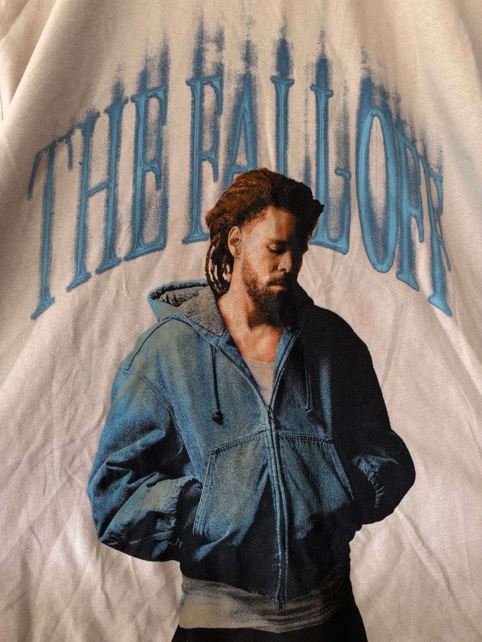 J. Cole - The Fall Off World Tour 2026 Official Merch T-Shirt (Sand, Size L)