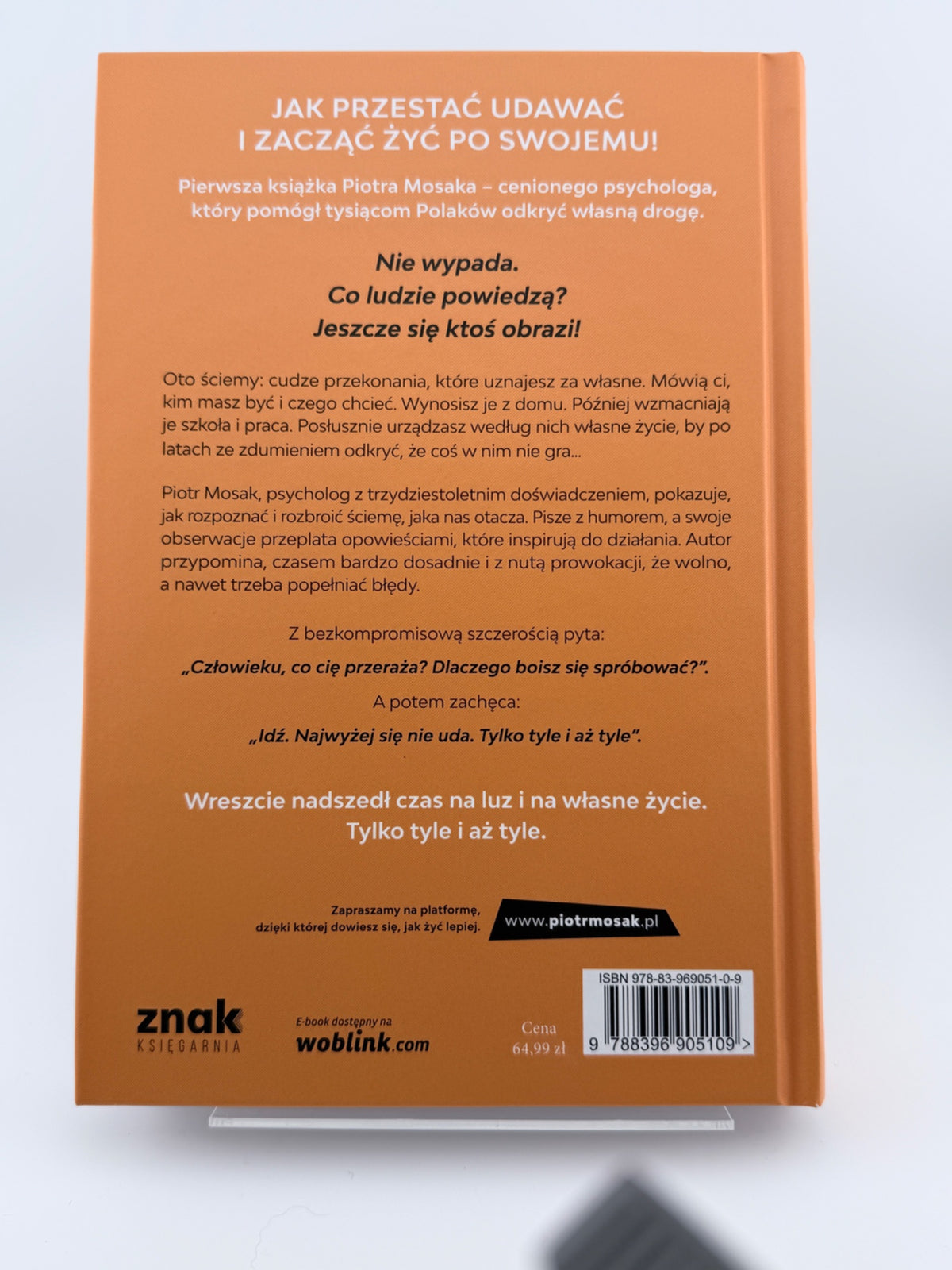 🇵🇱Polish Book - Piotr Mosak - Bez ściemy. Jak przestać udawać i zacząć żyć po swojemu