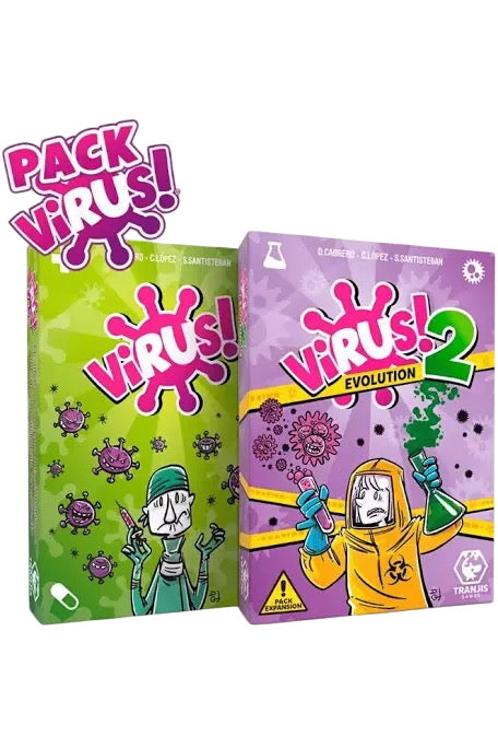 Wirus! i Wirus 2 Ewolucja! Gra Karciania Moduko Virus Card Game by Moduko
