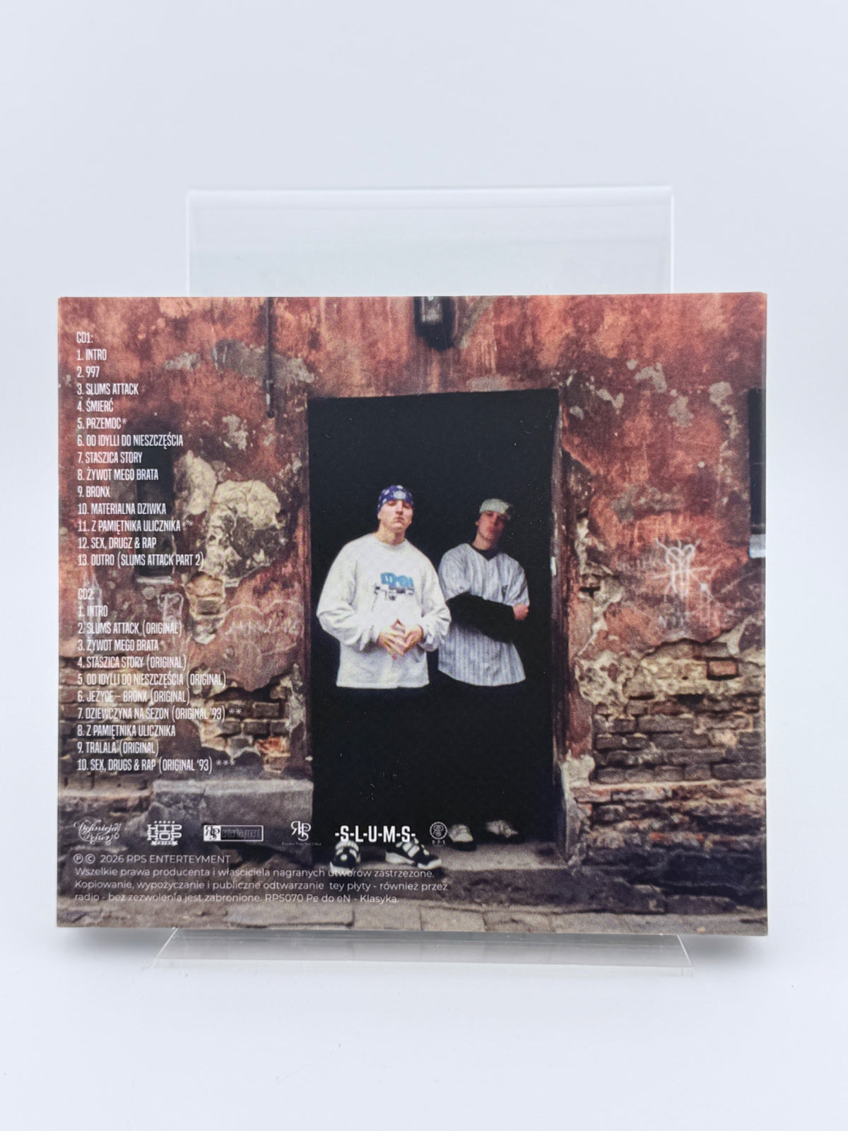 🇵🇱Polish Hip Hop CD - Slums Attack - Slums Attack (2026 Reissue) SIGNED Podpisy Autograf Polski Hip Hop Polski Rap