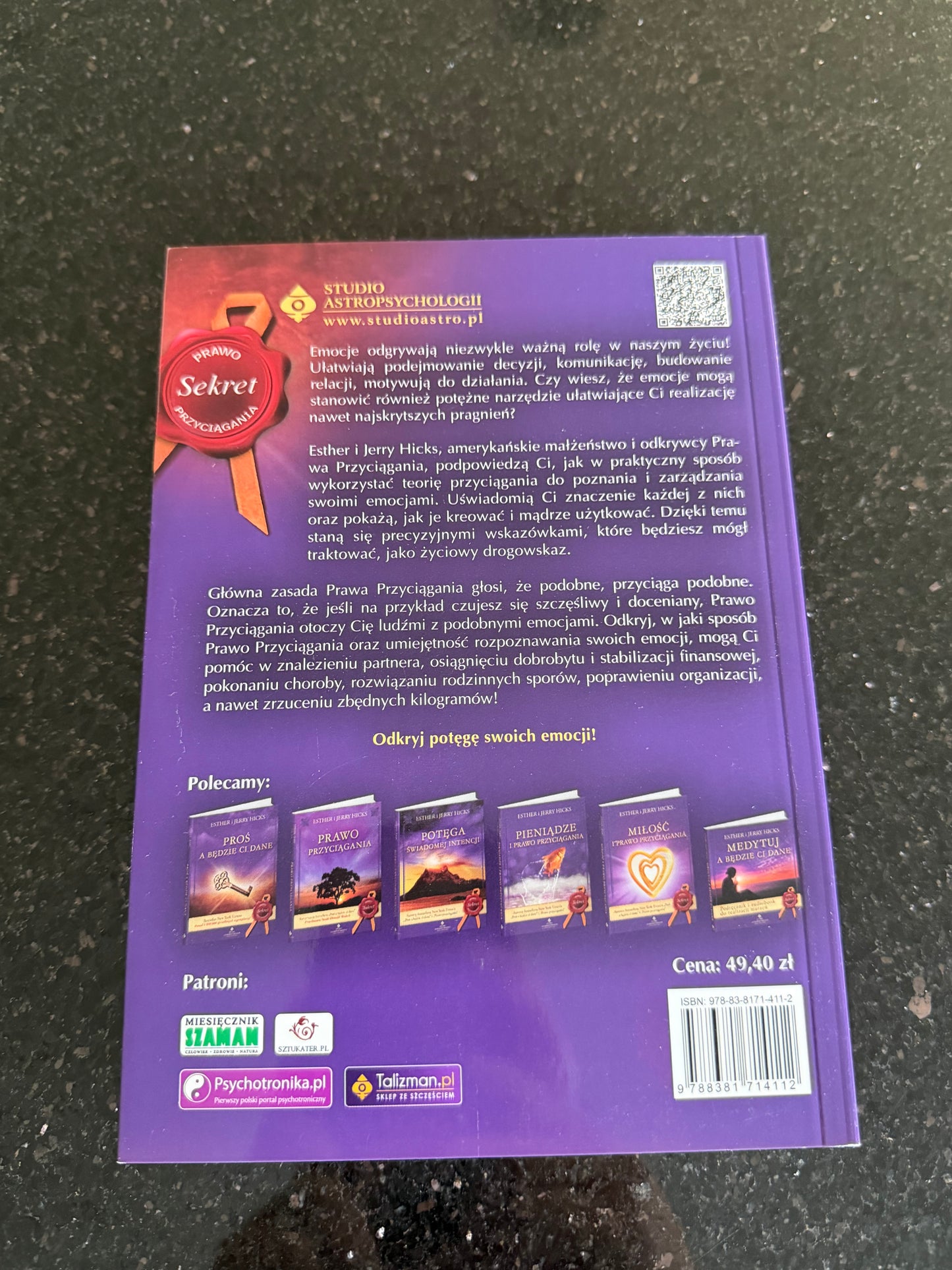 Polish 🇵🇱 Book - Esther i Jerry Hicks - Potęga Twoich Emocji