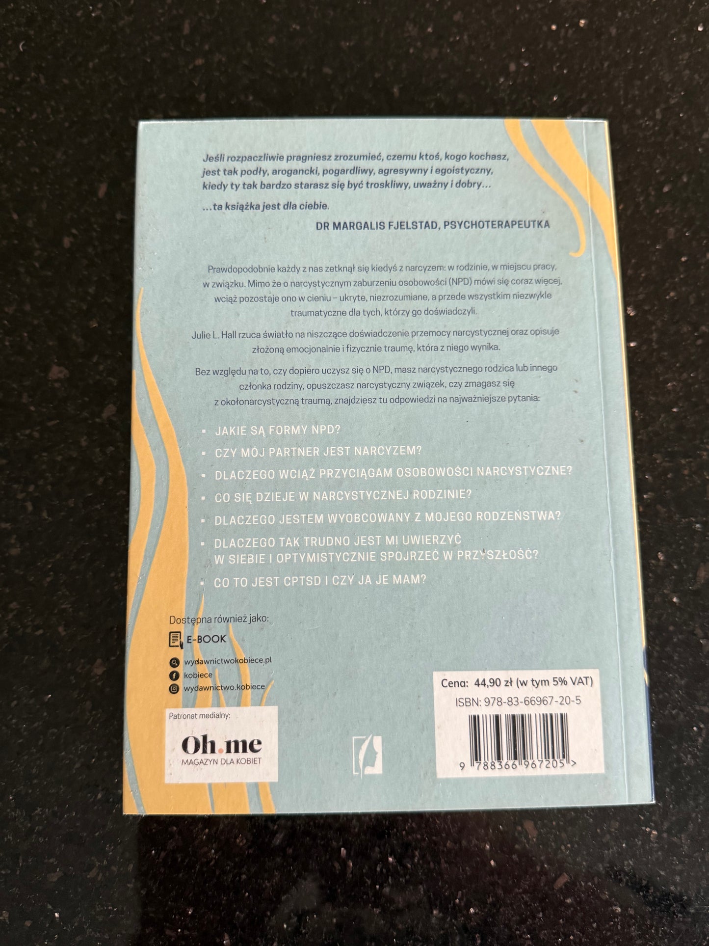 Polish 🇵🇱 Book - Julie L. Hall - W Cieniu Narcyza