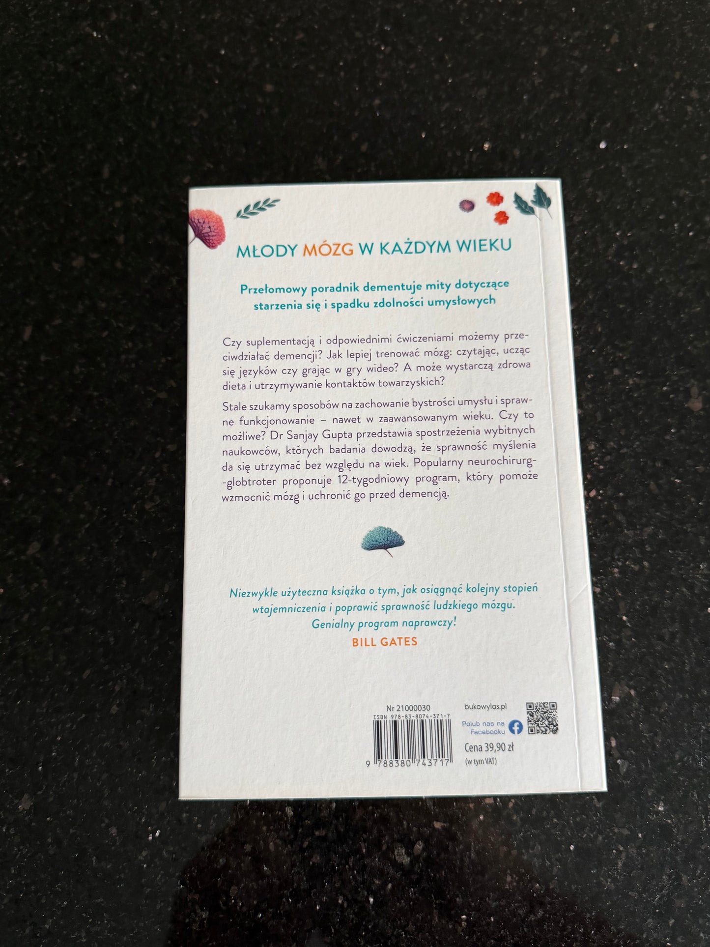 Polish 🇵🇱 Book - Dr. Sanjay Gupta - Zachowaj Mozg w swietnej formie