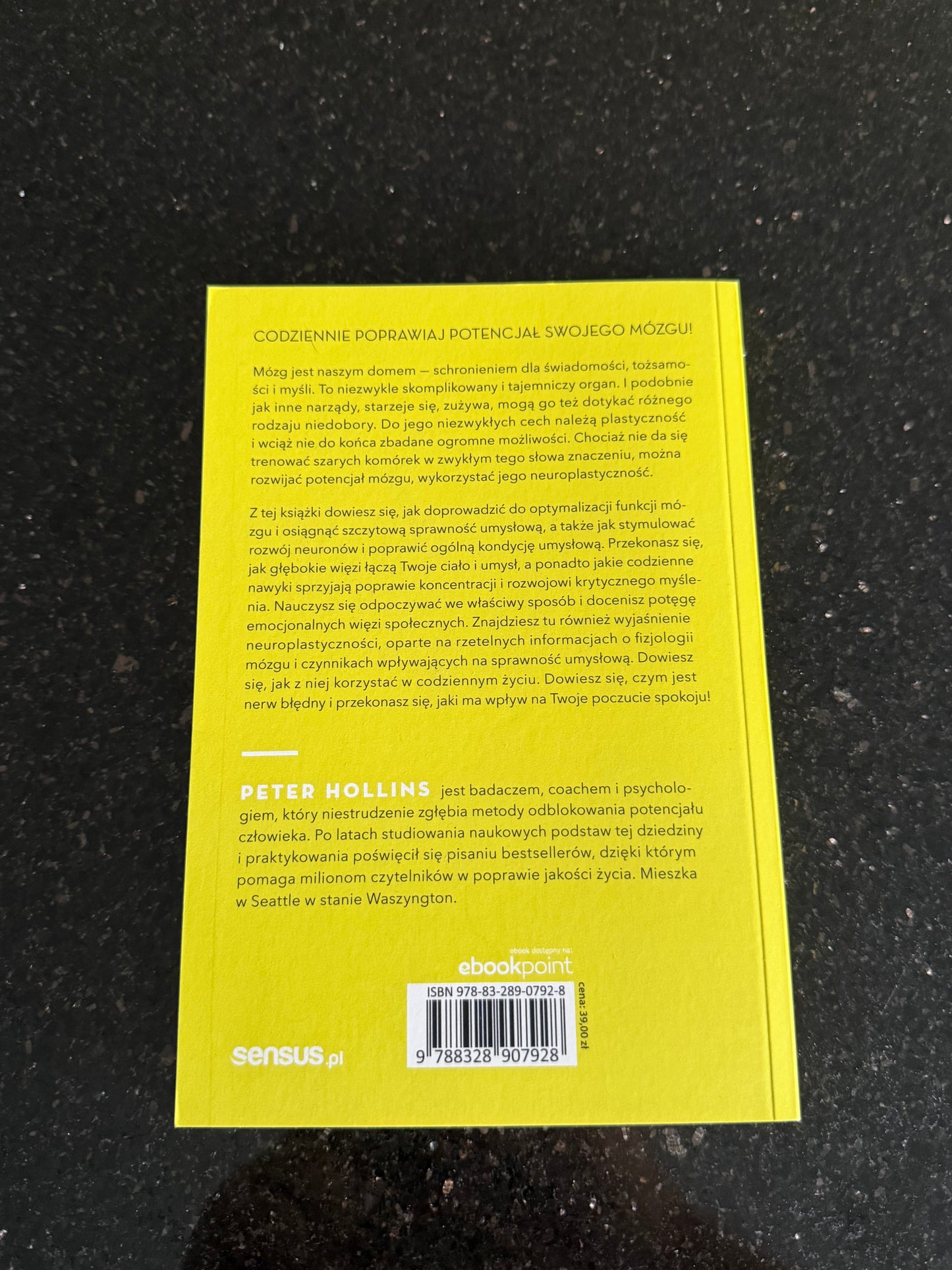 🇵🇱Polish Book - Peter Hollins - Inżynieria Mózgu (lnzyneria Mozgu) Polska Ksiazka